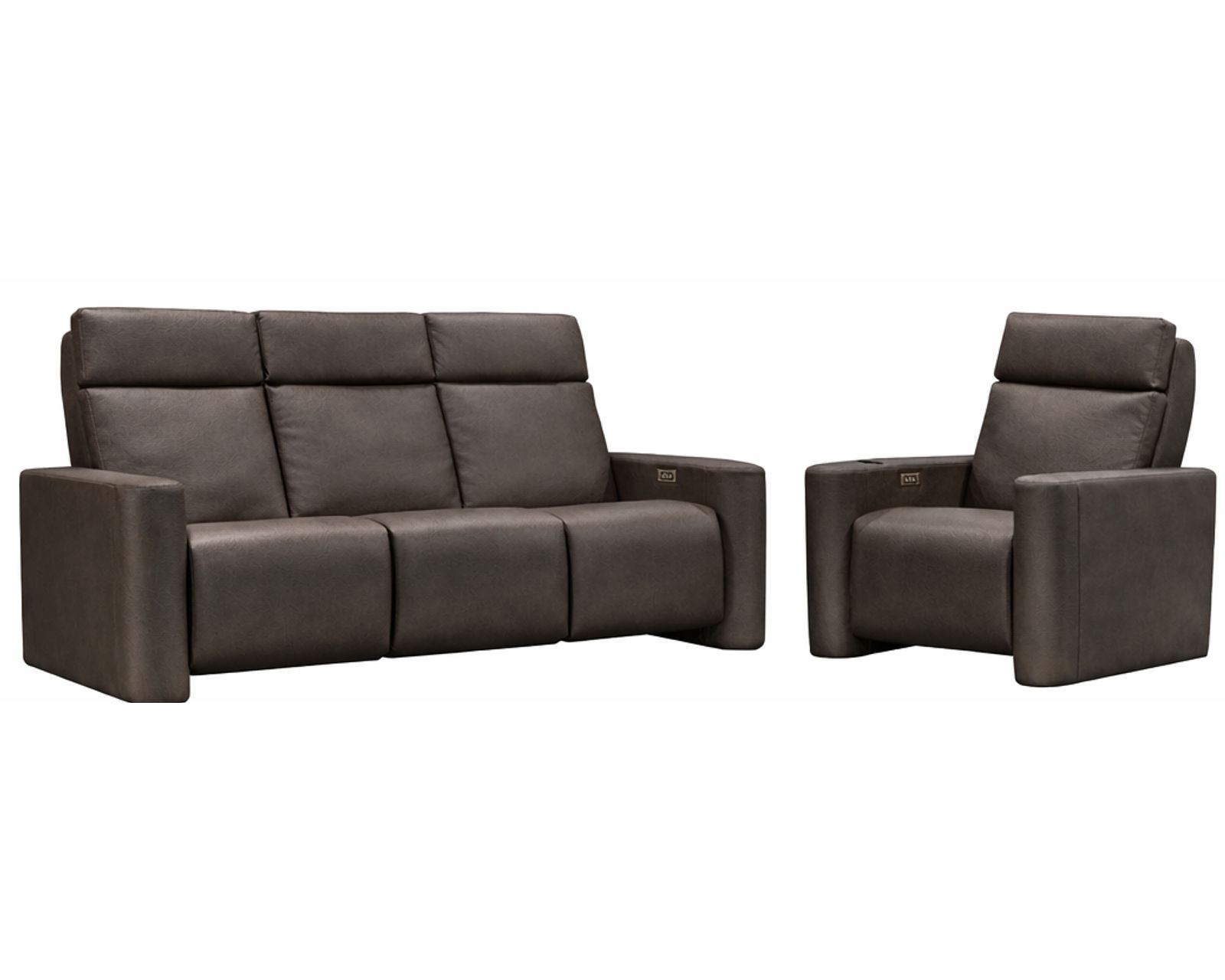 Fiona Dual Power Reclining Sofa — Available in Standard & Wide Cushions, 140+ Leather Options, and 78", 83", or 110" Widths - Crafted to Last. Designed to Impress.