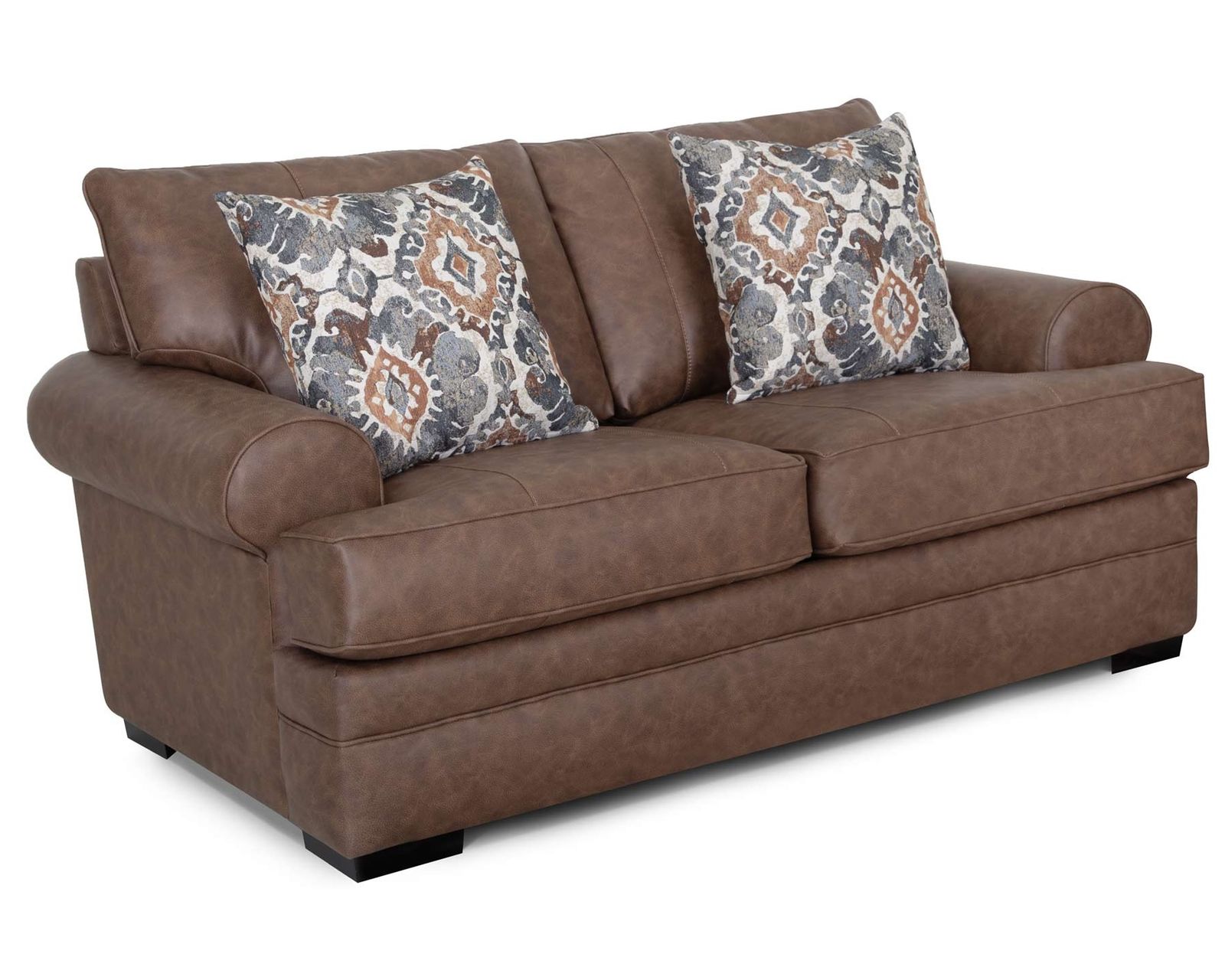 Langston 97" Sofa (Rich Leather-Like Style. Relaxed Comfort) - Affordable Luxury, Designed for Real Life.