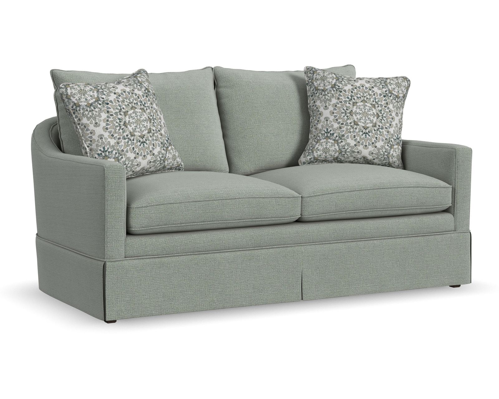 Eleanora 85" or 98" Skirted Sofa (+90 fabrics) 7572 - Eleanora 68" Skirted Loveseat