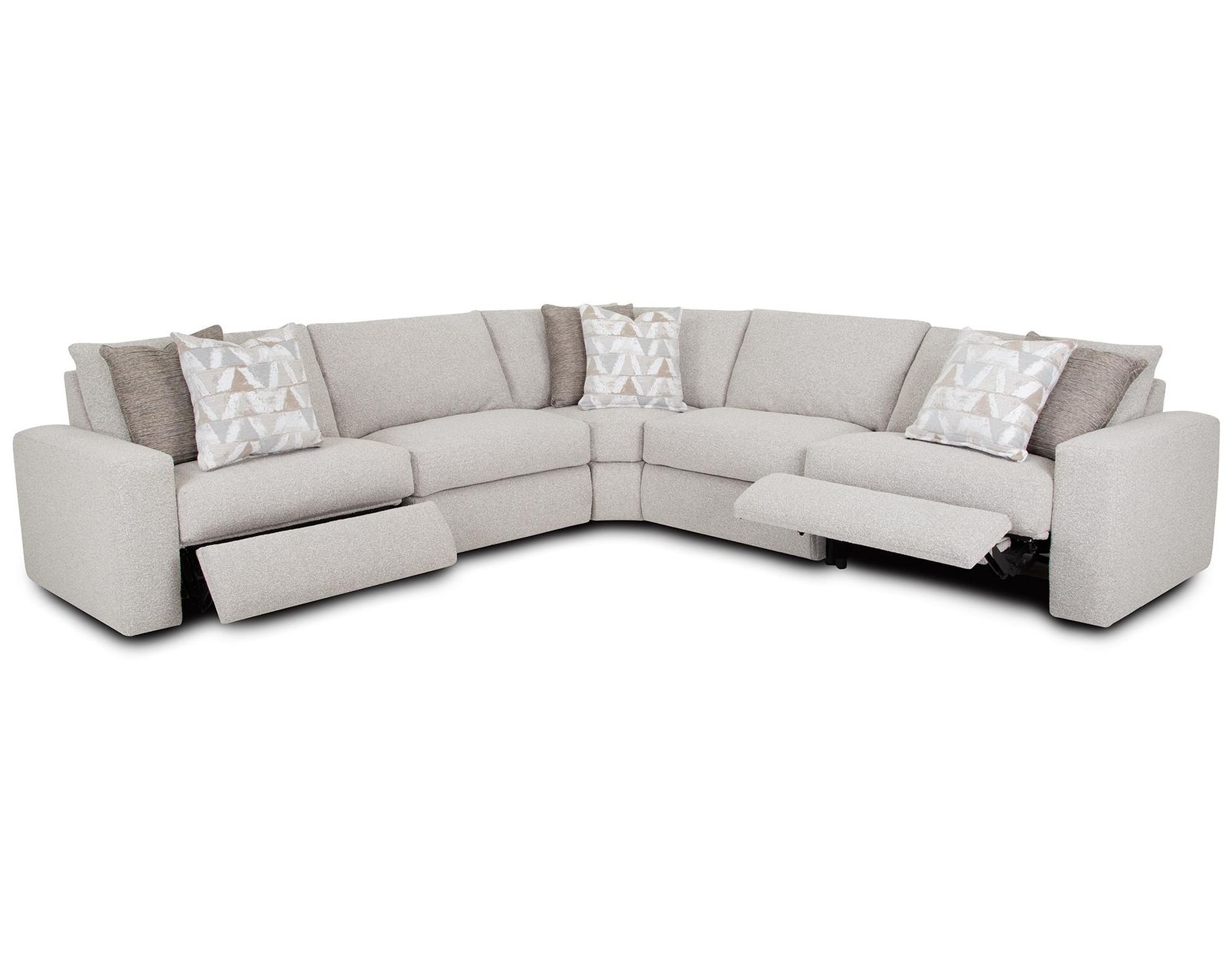 Toronto 400 Modular Wide-Seat Power Reclining Sectional (Wide-Seat Comfort. Power Reclining. Designed Around You) 3 colors - Includes all Accent Pillows