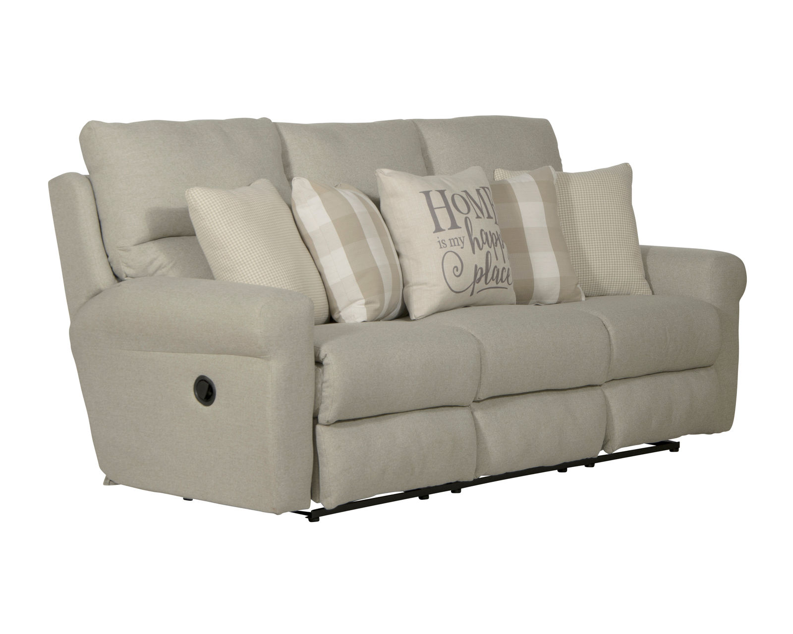 Westport Dual Reclining Lay Flat Sofa (85") 2 colors - In stock - Choice of two colors (shown in cement color)
