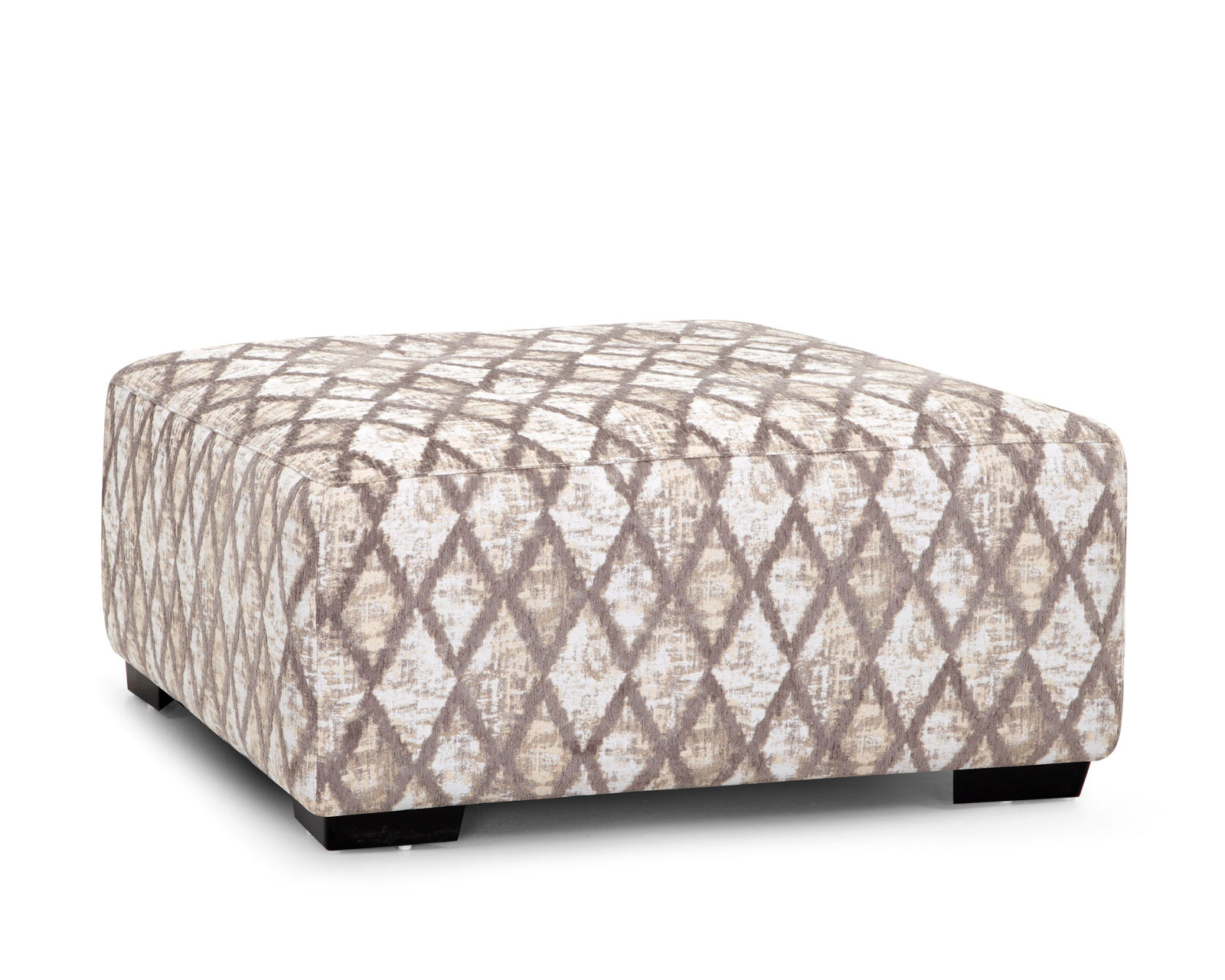 Lizette 973 Leather Sofa (101") Includes Pillows - Lizette Square Cocktail Ottoman