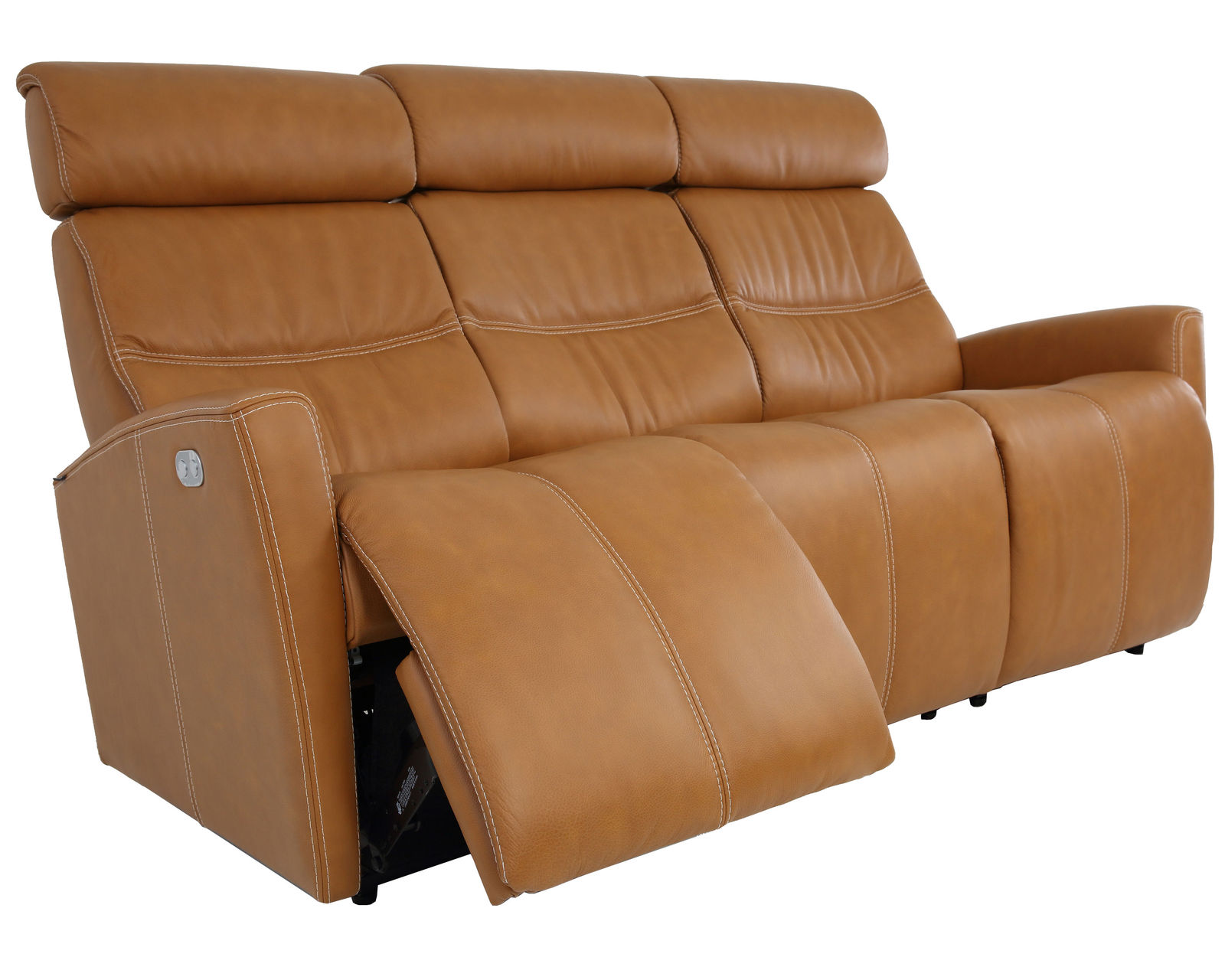 Milan 78" Leather Power Reclining Wall Saver Sofa (+40 leathers)