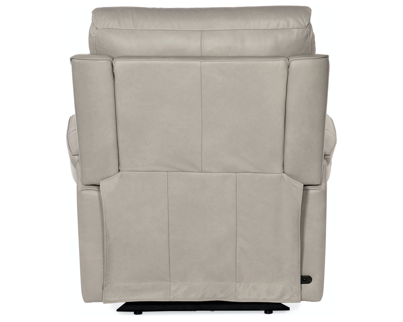 Lyra Zero Gravity Power Recliner w/Power Headrest (Ash) In stock - Covered in the Sahara Ash semi-aniline top-grain leather
