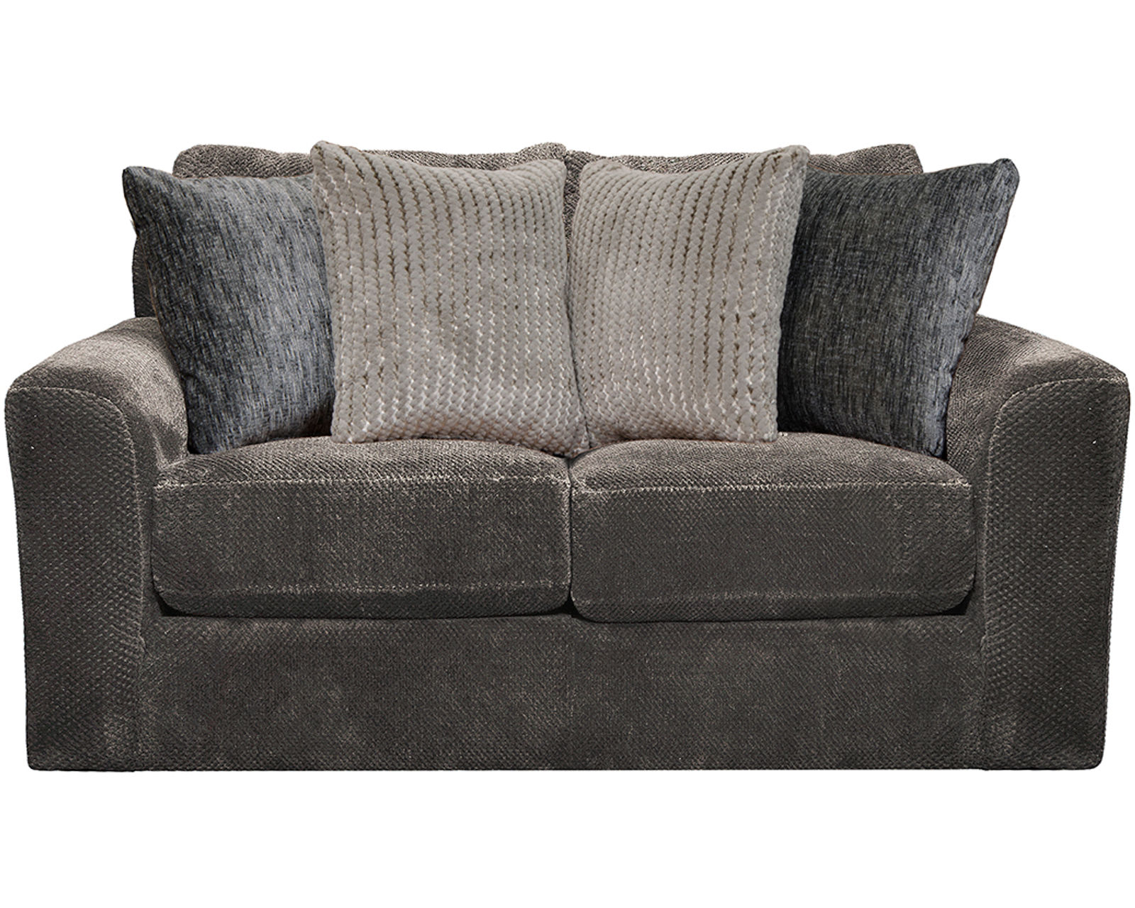Midwood 89" Sofa (2 colors) includes pillows - Midwood 67" Loveseat in Fabric Color Smoke