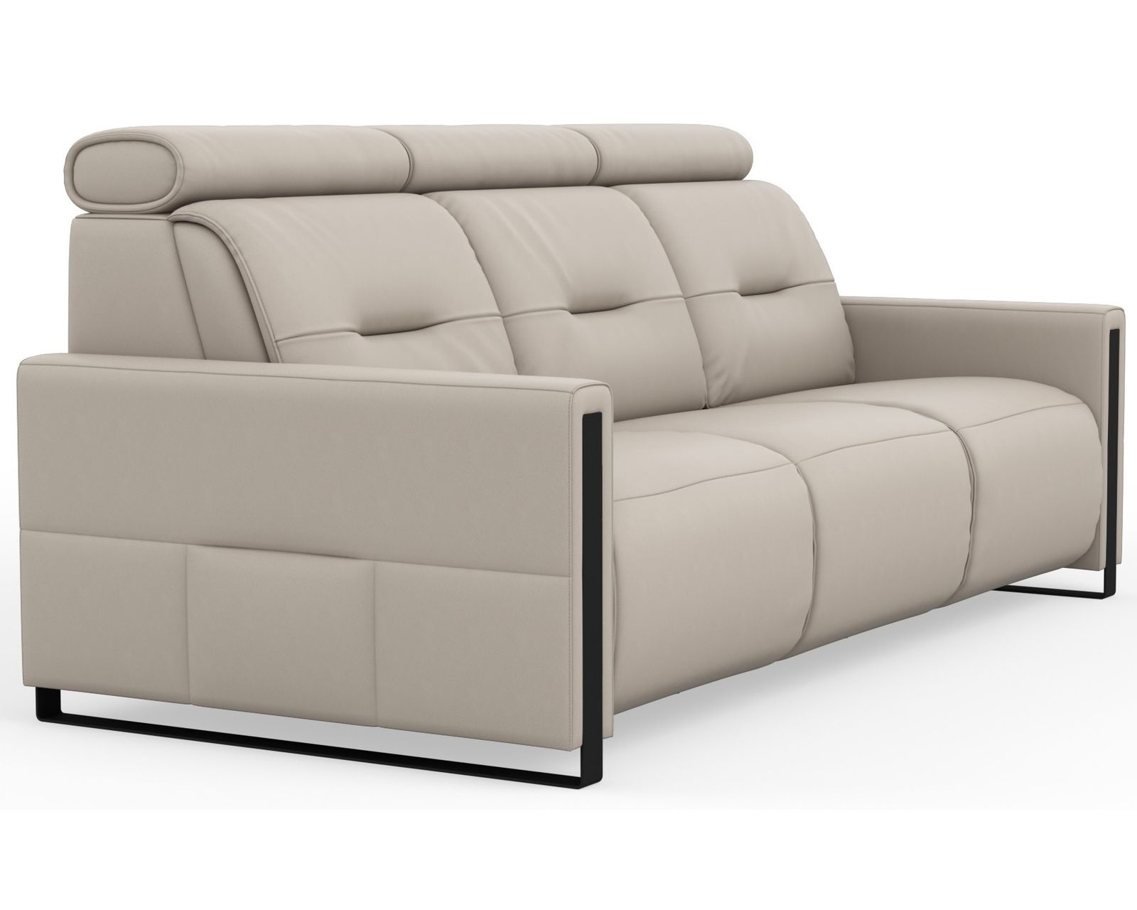 Monte Carlo 87" Power Headrest Power Reclining Sofa Ivory (In stock - Fast shipping)