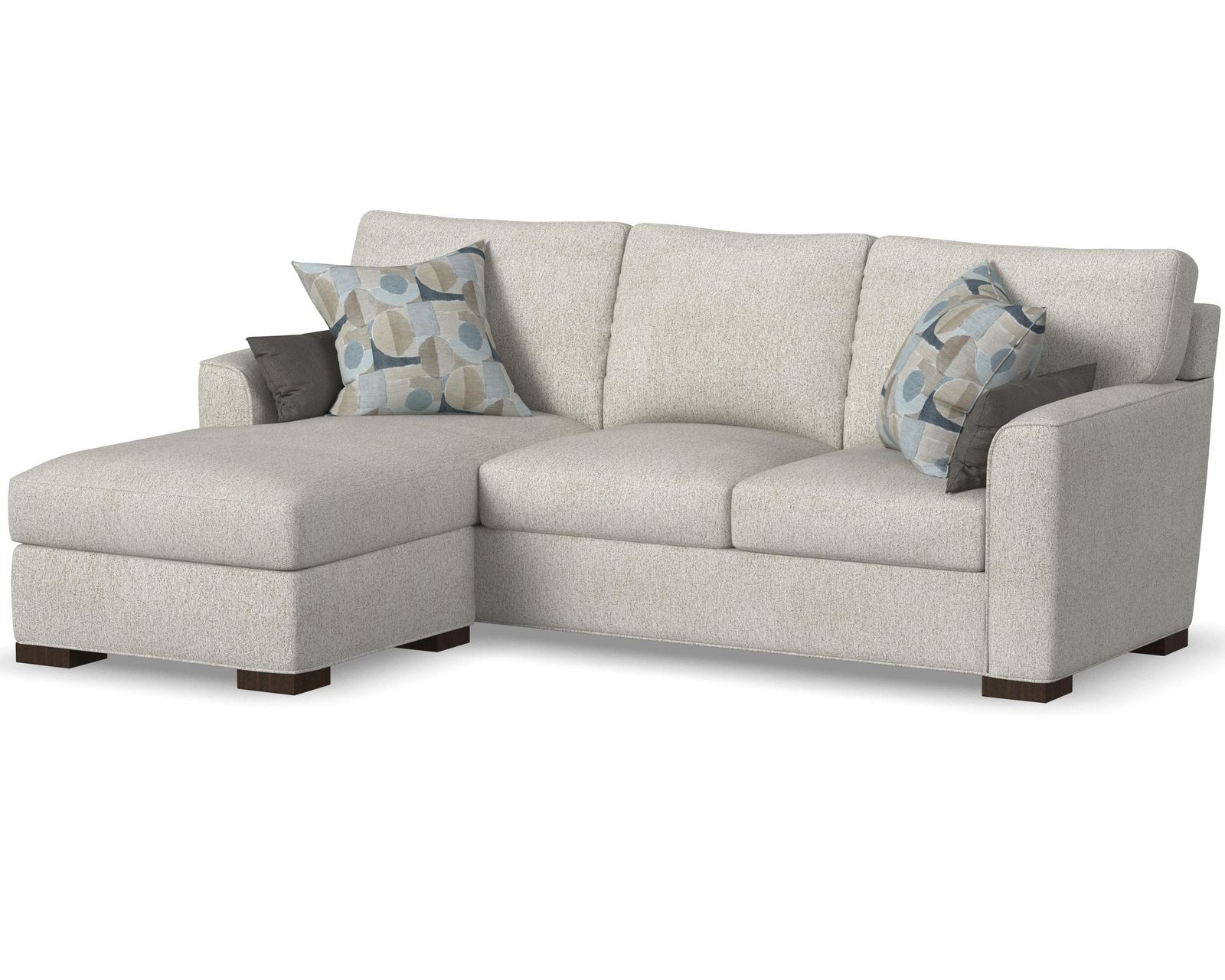 Jasper 91" Reversible Chaise Sofa (+100 fabrics) - Place the chase cushion on the left or right side