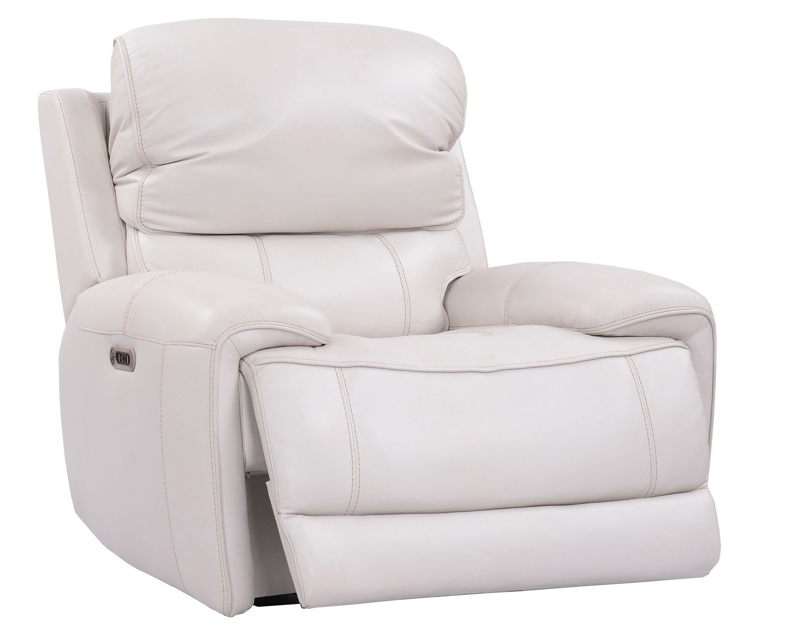 Empire Leather Power Headrest Power Recliner Ivory (In stock - Fast shipping)