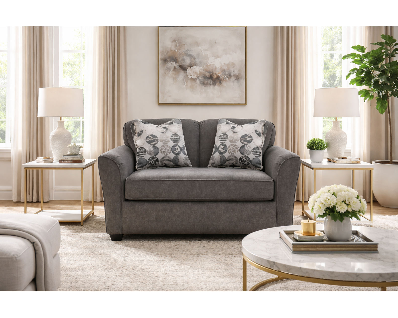Smyrna Twin-Full or Queen Sleeper  (+101 Standard and Performance Fabrics) - Smyrna Twin Sleeper