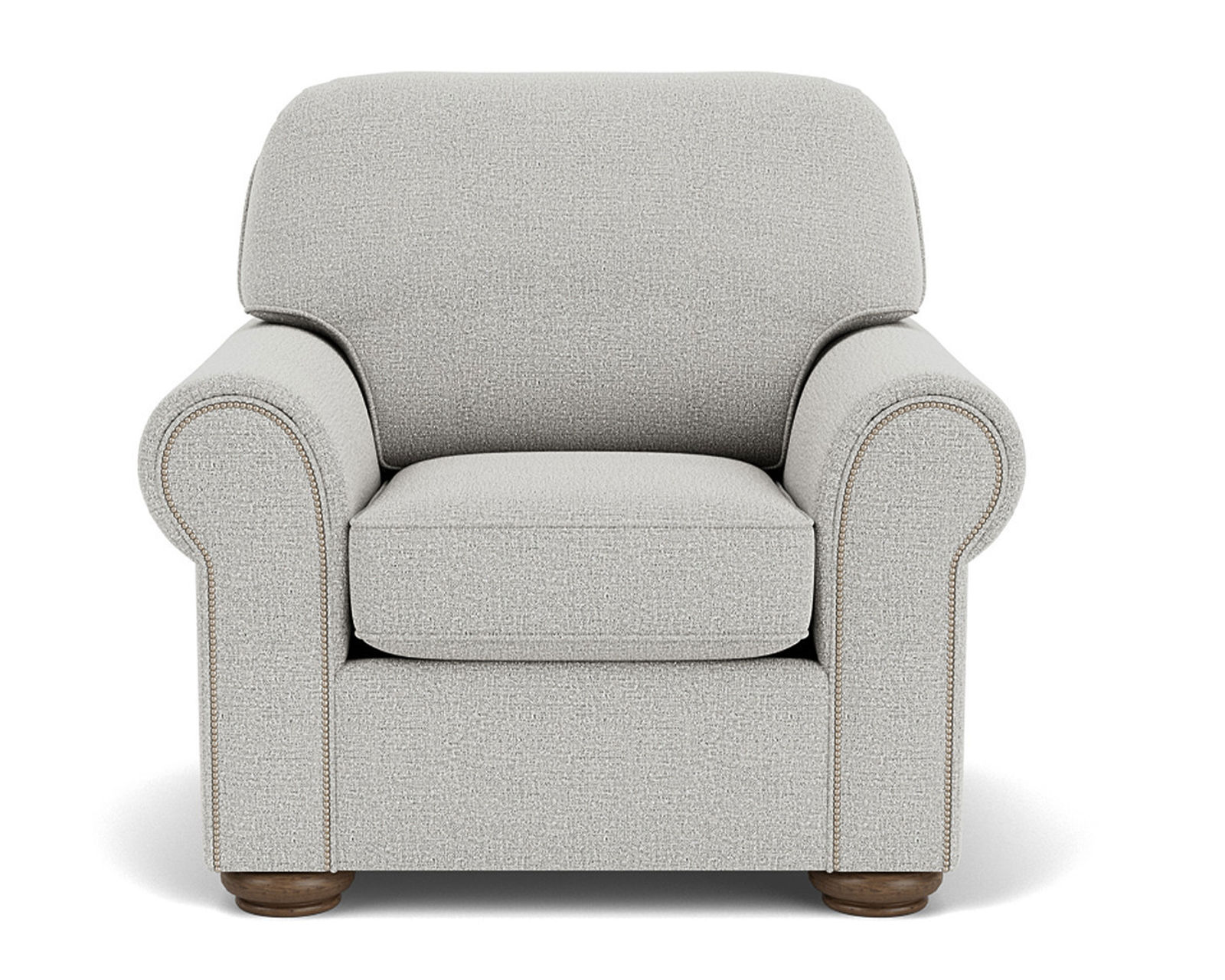 Preston 5536 Nailhead Sofa (100+ fabrics) - High resiliency foam core seating cushions 2lb to 2.5 lb (Industry standard 1.8)
