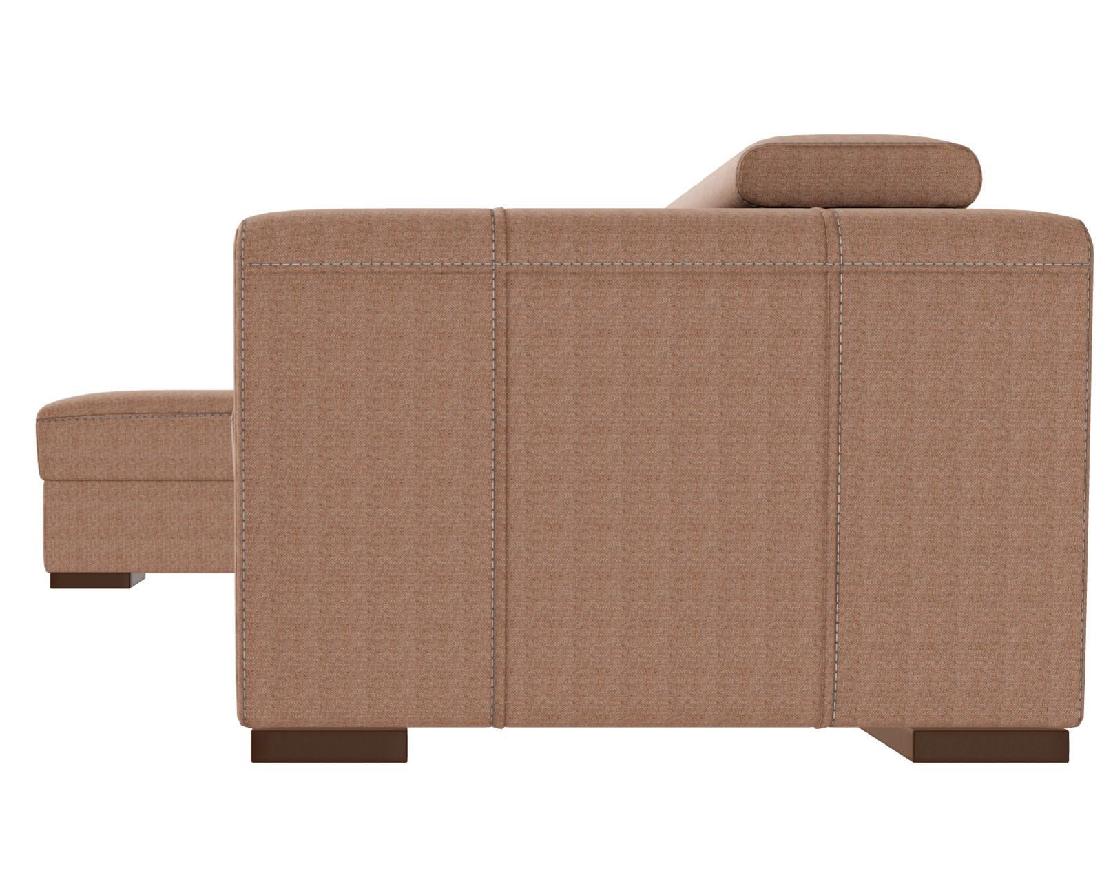 Piacevole C161 Stationary Sectional (40 fabrics) - Layout B: Two Piece Sectional 64" x 117"