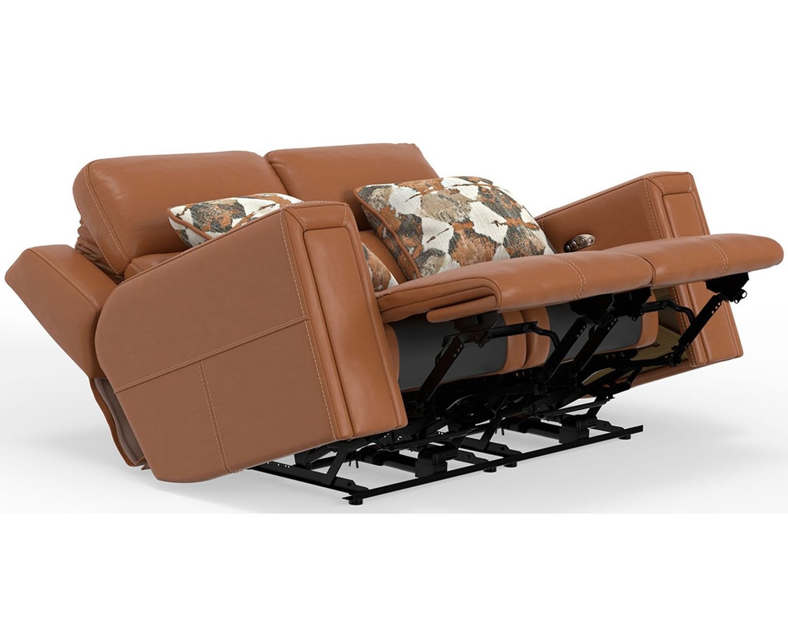 Arezzo 87" Zero Gravity Power Headrest Power Reclining Leather Sofa (2 colors) - Comfort That Goes the Distance.