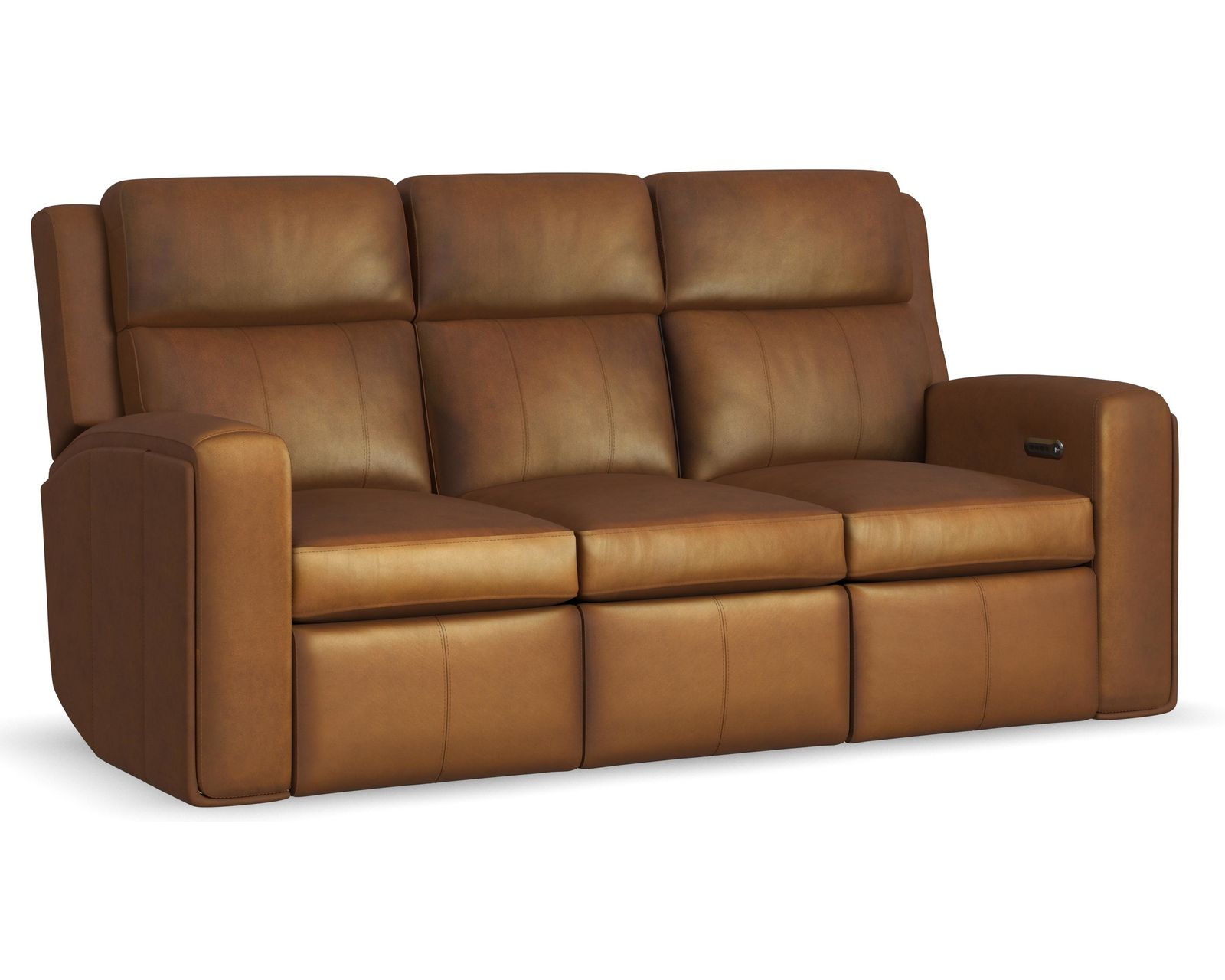 Wyatt 1596 Triple Power Reclining Console Loveseat 705-02 (74") 2 colors - In stock - Includes Power Headrest, Power Lumbar, Power Recline with Zero Gravity