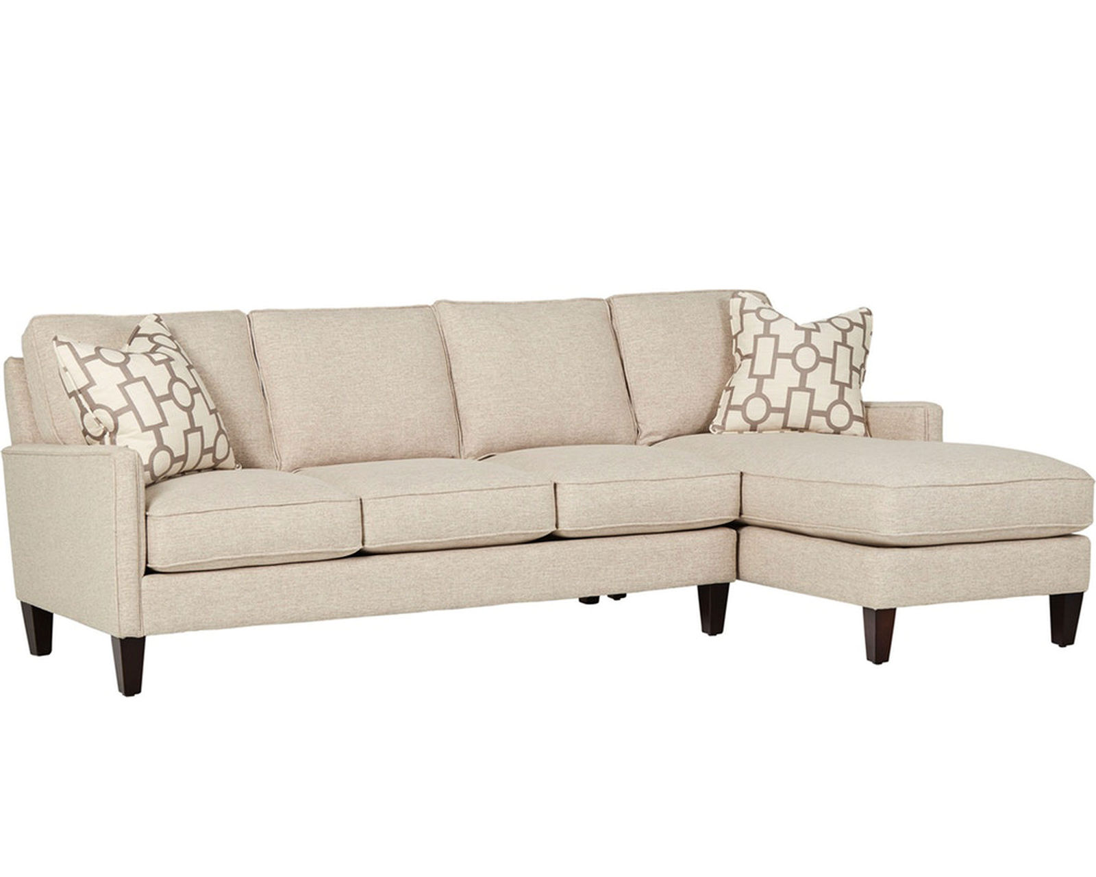 Urban Options A312 Sectional (Custom fabrics) - Sectional Layout D: 