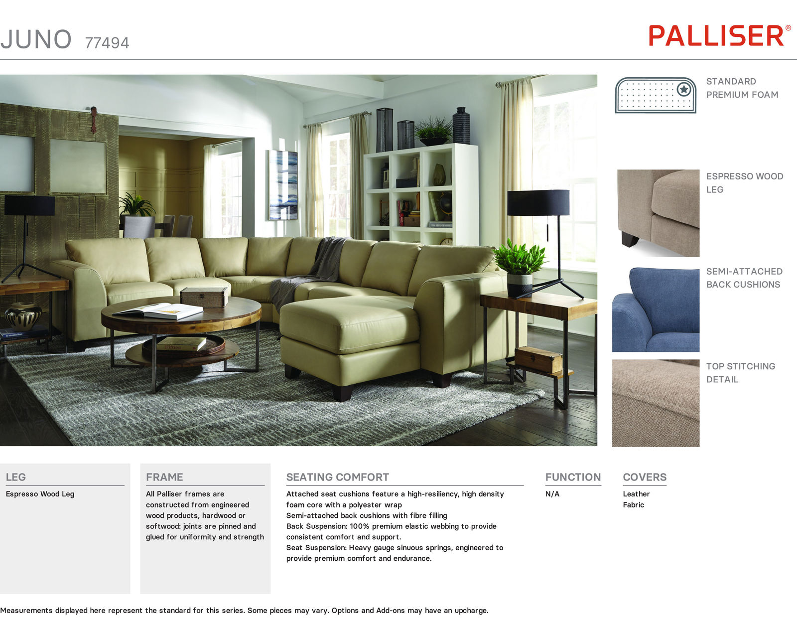 Juno 77494 Sectional (+50 fabrics)