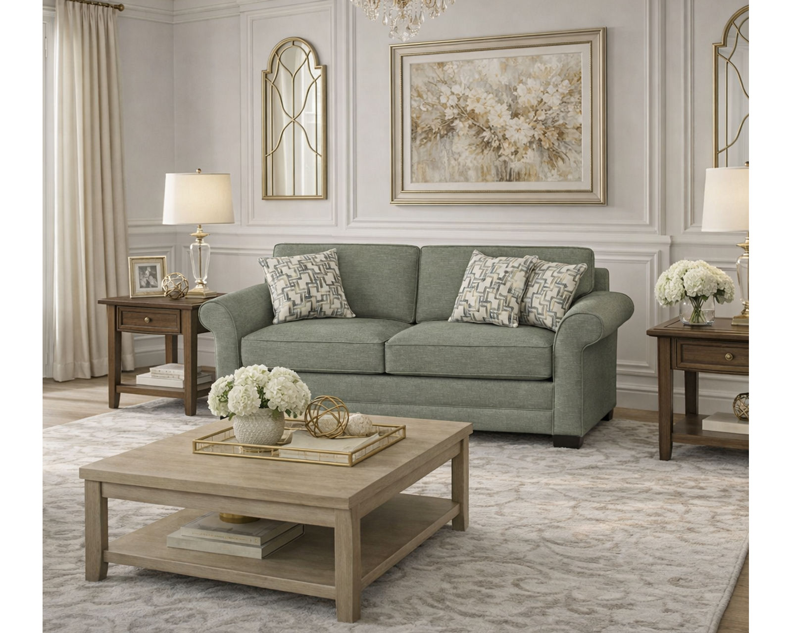 Brantley 80" or 90" Sofa  (+100 Standard and Performance Fabrics) - Furniture Made for the Way You Live.