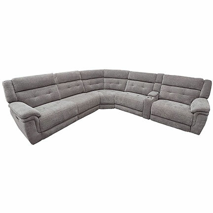 Layout C:  Six Piece Reclining Sectional 106.5" x 113"