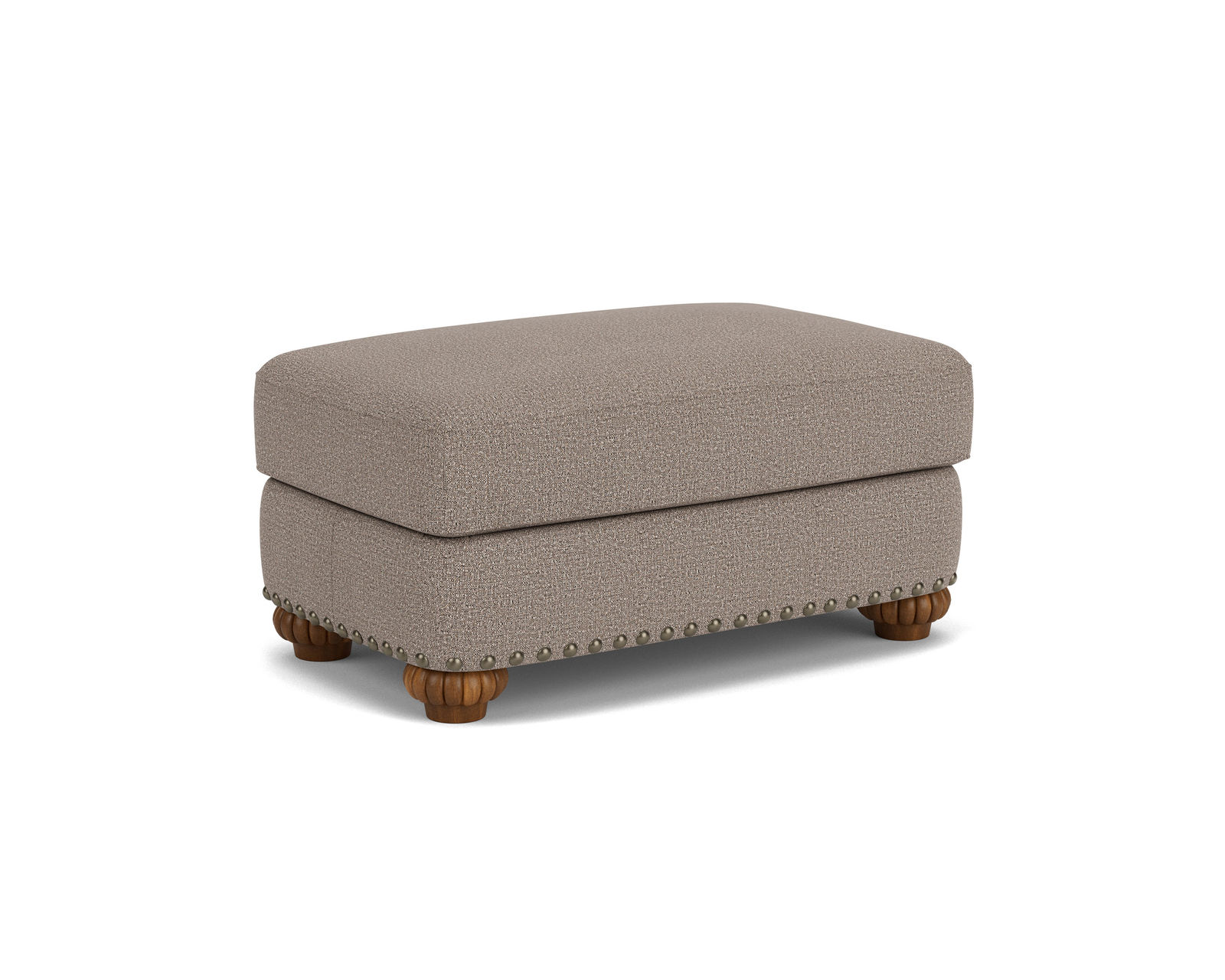 Patterson 7322 Nailhead Sofa (+100 fabrics) 96" - Patterson Nailhead Ottoman