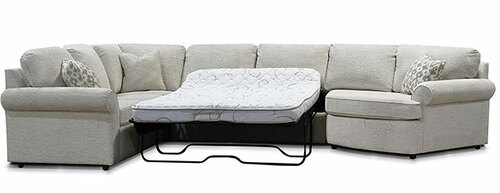 Layout I: Three Piece Sleeper Sectional 93" x 163"