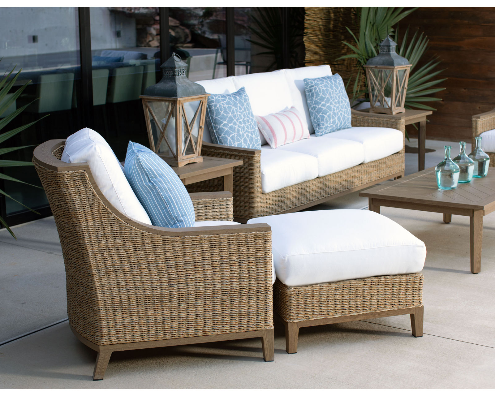 Hemingway Loggia Outdoor Sofa (Made to order fabrics)