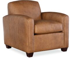 Cigar 0554 Leather Accent Chair (+40 Premium Leathers)