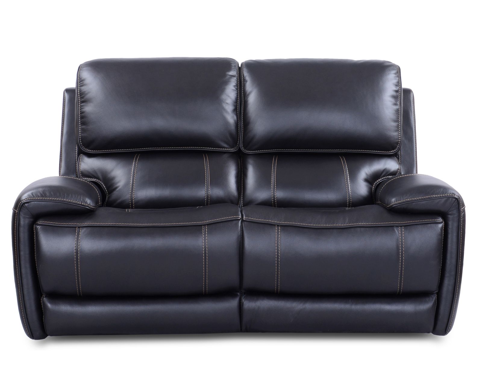Empire Leather Power Headrest Power Recliner Blackberry (In stock - Fast shipping) - Empire Power Headrest Power Reclining Loveseast