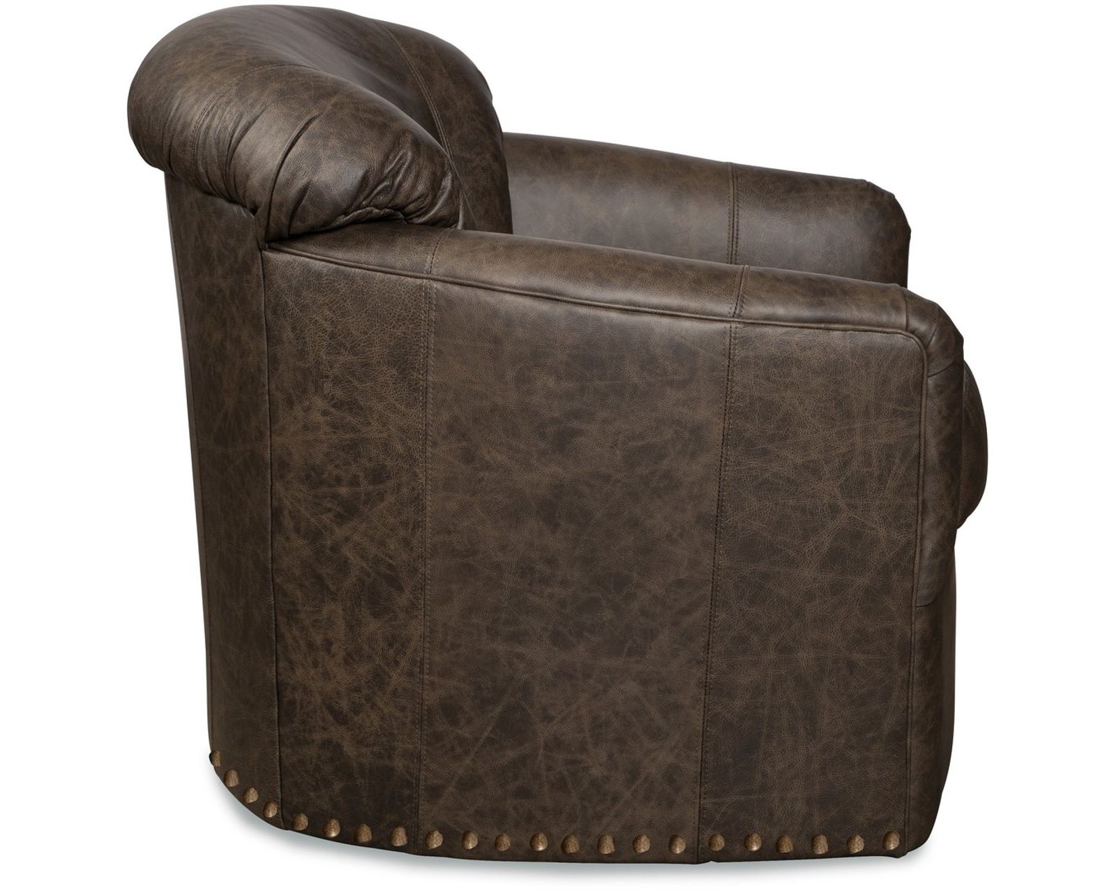 Troy 0403 Leather Swivel Chair (+40 Premium Leathers) - Troy Leather Swivel Chair (swivel glider available)