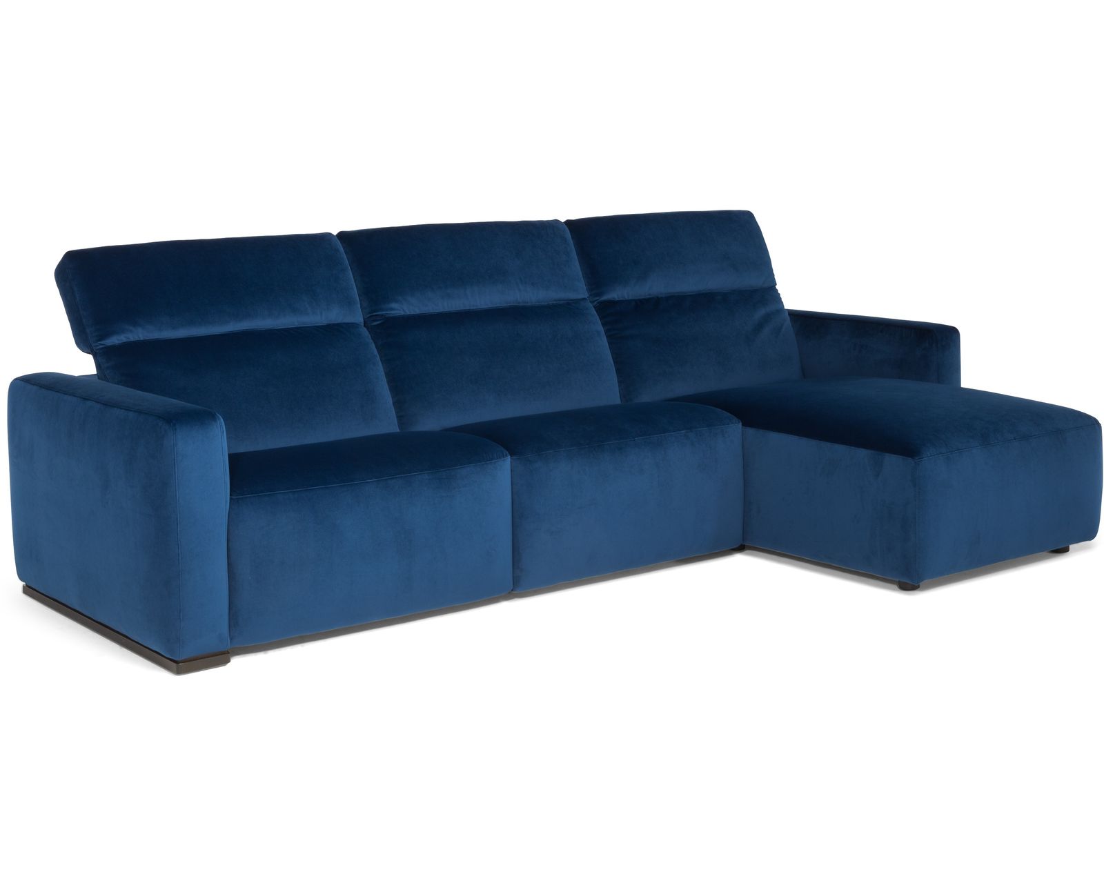 Baltimora C260 Stationary Sectional (+50 leathers) - Every seat includes manual adjustable headrests