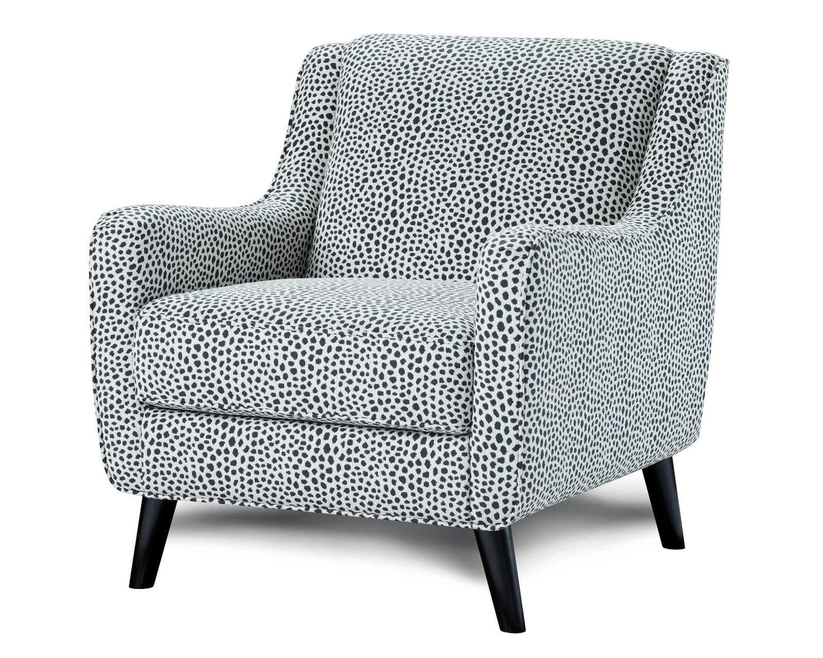 Winston Salt 87" Sofa 17-00 (Performance fabric) - Faux Skin Carbon Accent Chair 240 (Performance fabric)