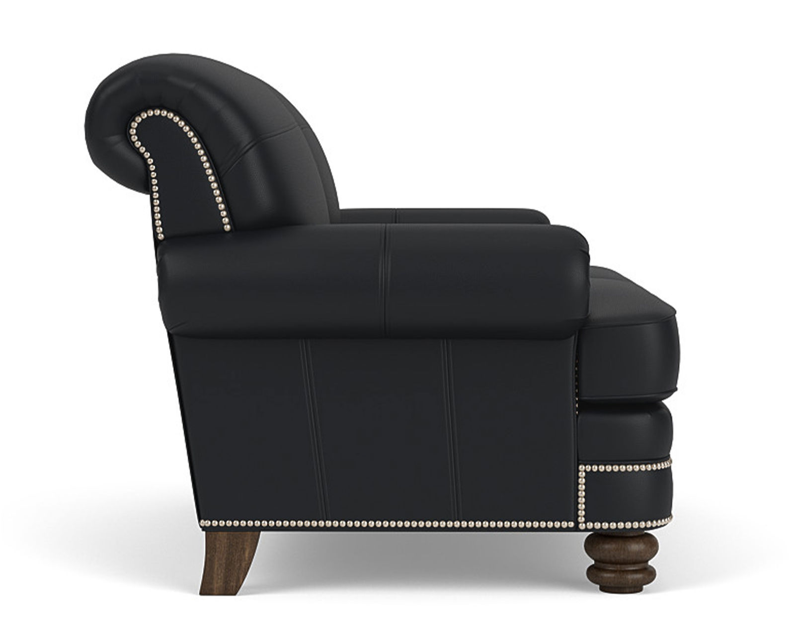 Bay Bridge 3791 Nailhead Loveseat (+50 leathers) - Bay Bridge Leather Nailhead Loveseat