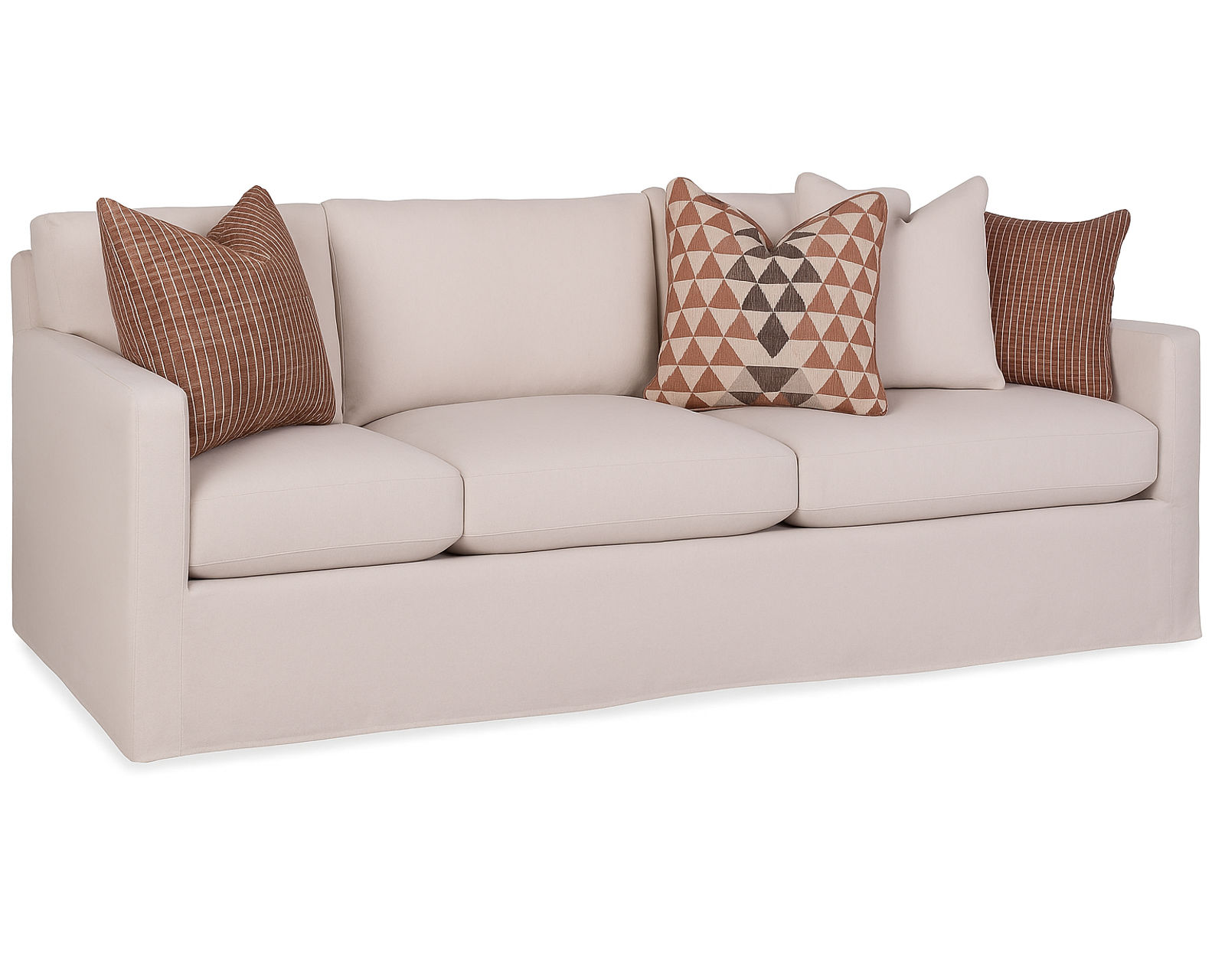 Oliver 100" Slipcover Sofa (+69 fabrics)