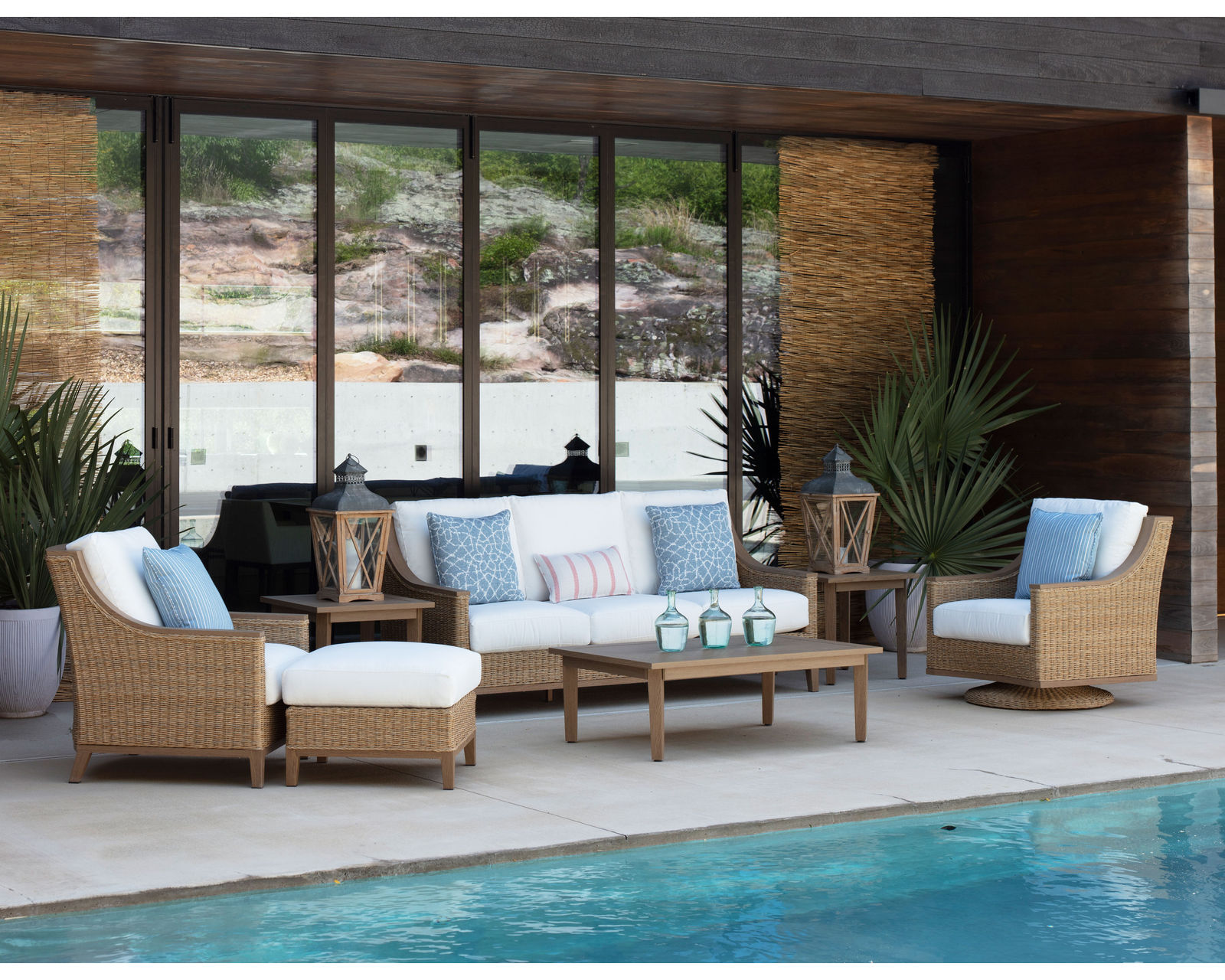 Hemingway Loggia Outdoor Sofa (Made to order fabrics)