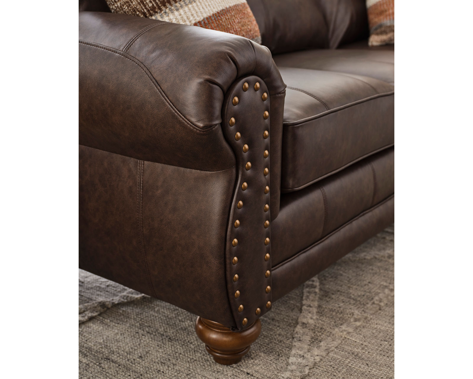 🎣 Noble 83" Leather Sofa - Nobile 83" Leather Sofa