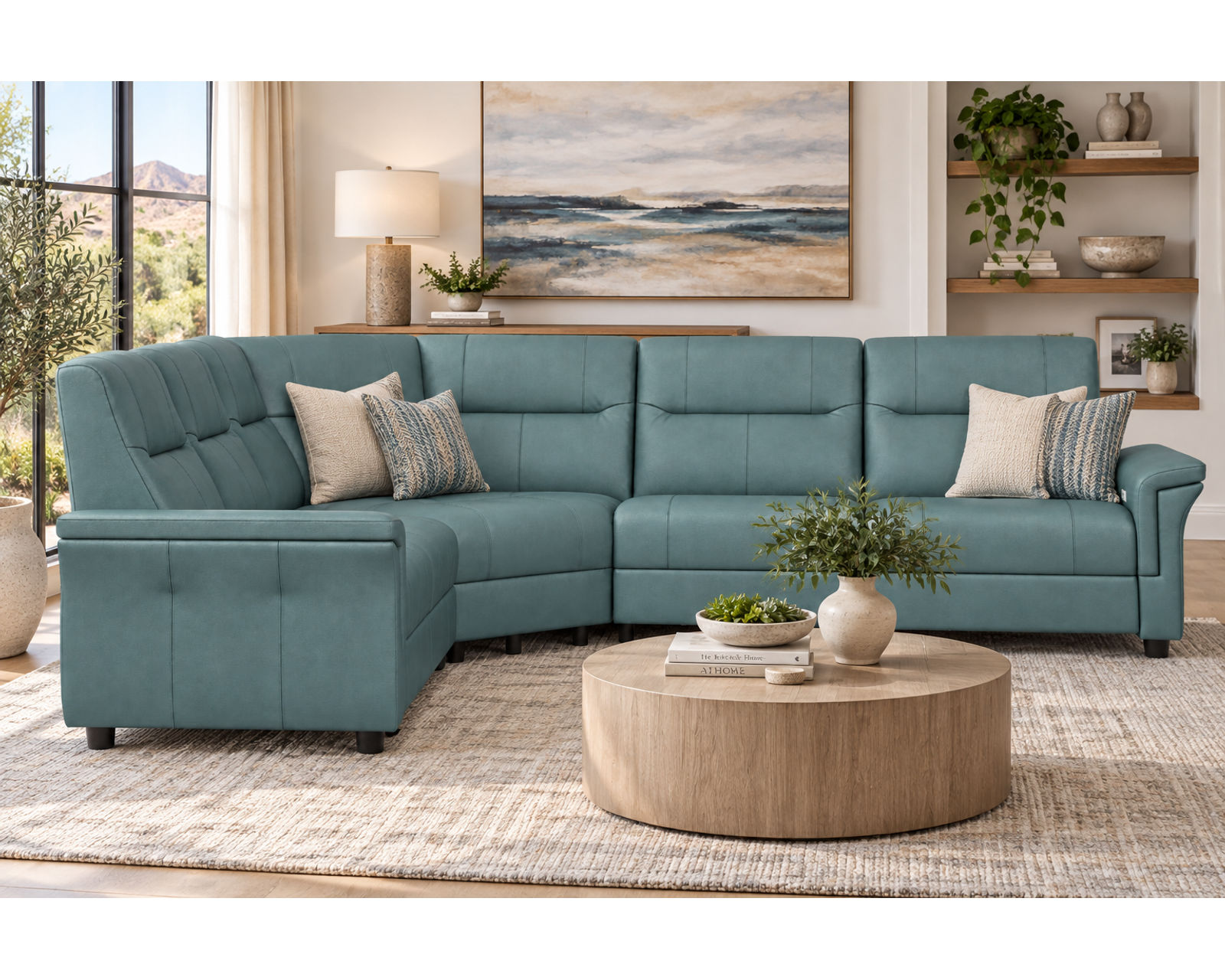 Melbourne Power Headrest Power Reclining Sectional (In Stock) Modern Scandinavian Style. Power Comfort Made for Living - In Stock for Fast Free Shipping