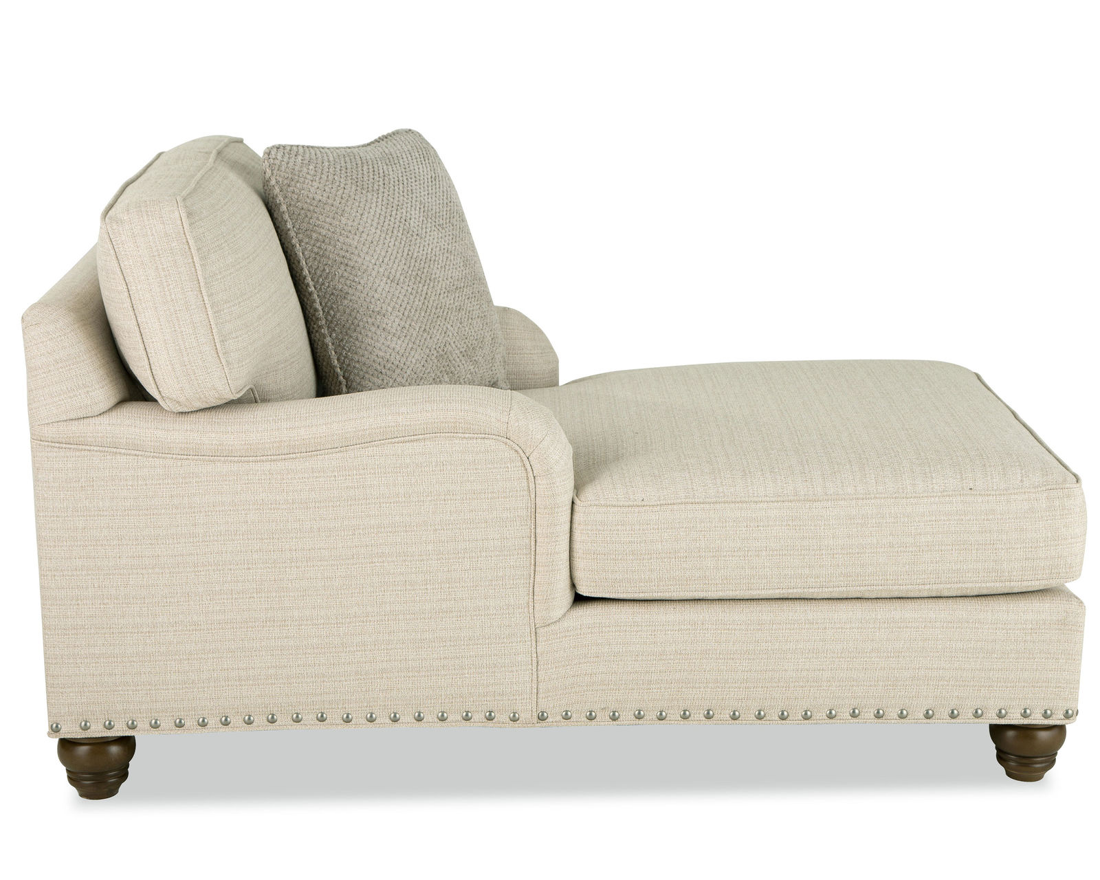 C9 Stationary Chaise (100+ Performance Fabrics) Make it Yours - Shown with nailhead trim