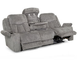 Denali 90" Power Reclining Sofa with Fold Down Table, Lights, USB, Wireless Charging, Dual Arm Storage, Massage, Cupholders &amp; Drawer (+3 colors)
