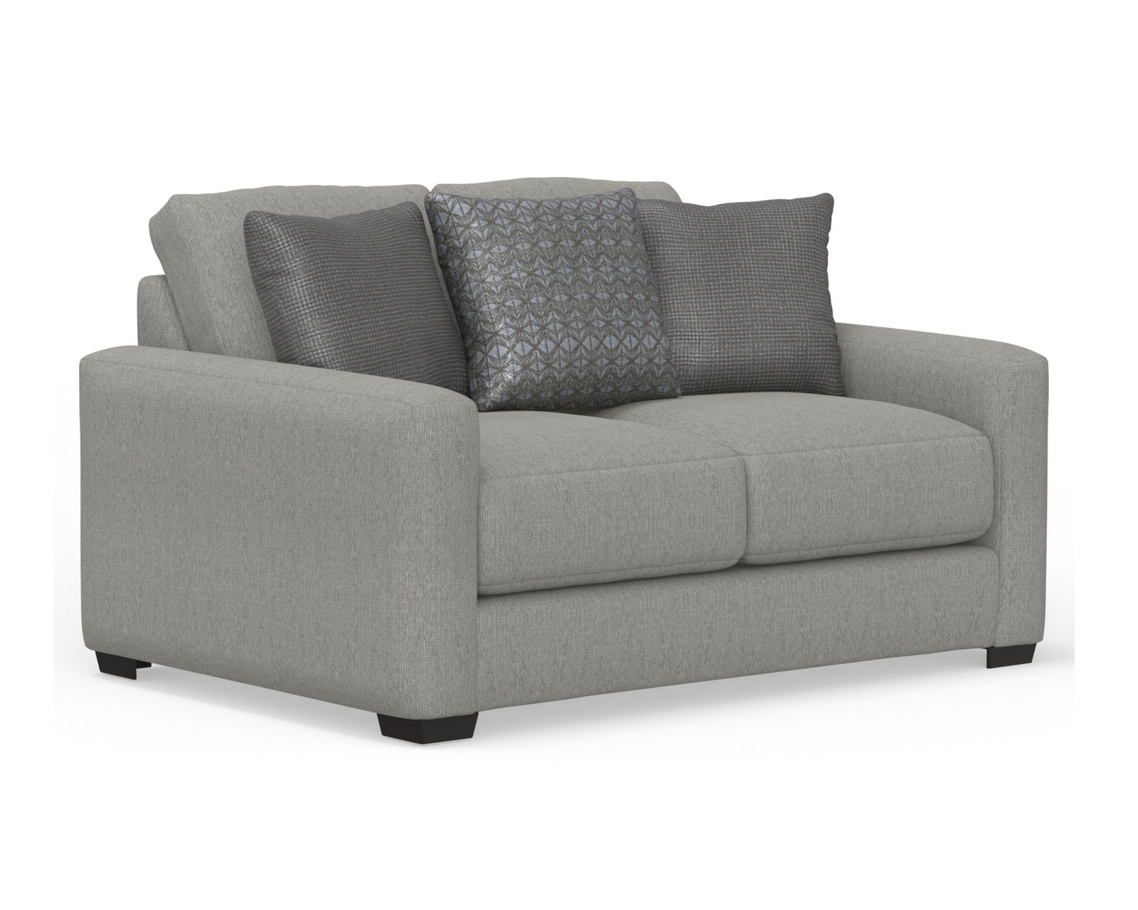 Hyde Park 94" Stationary Sofa (2 colors) includes pillows - Hyde Park Loveseat in Stone