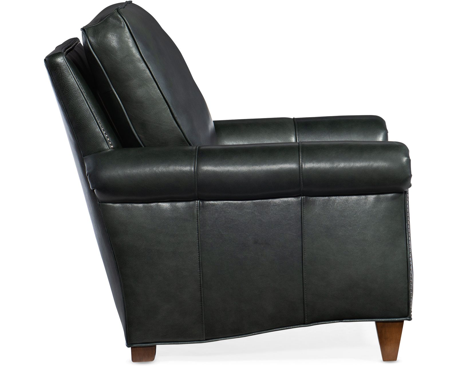 Bradington Young Reddish 579 Chair (12 leathers) 8-Way Hand Tie - Reddish Stationary Chair 8-Way Hand Tie