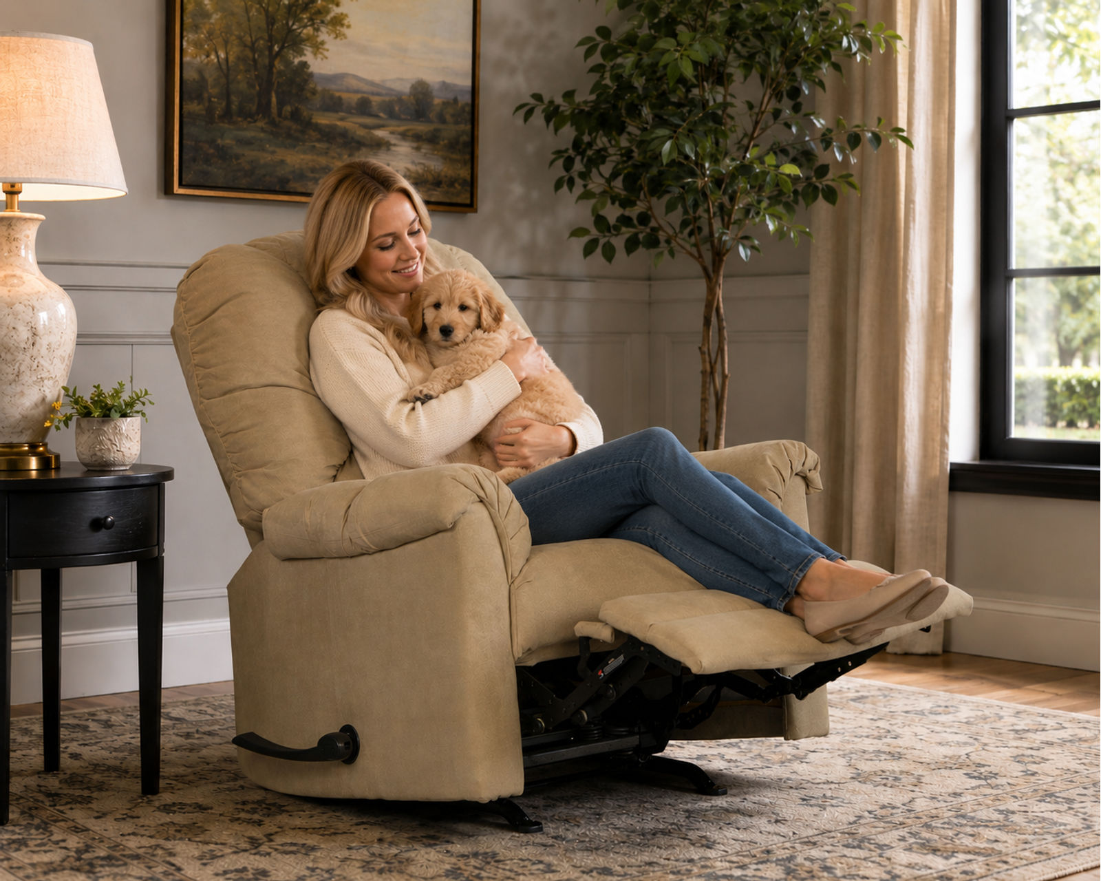 Winner Rocker Recliner A Winning Combination of Plush Comfort, Rocking Relaxation & Exceptional Value (4 Colors) - Comfort That Goes the Distance.
