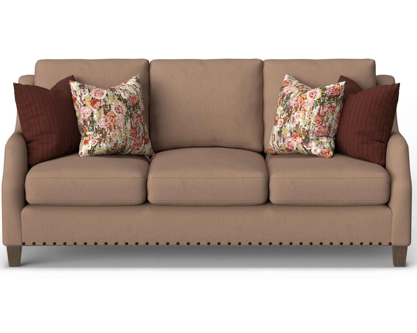 Gianna 7824 Sofa (86") +100 fabrics) - Gianna Nail Head Sofa