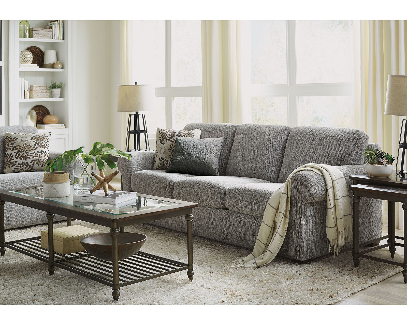 Randall 7100 Sofa (+100 fabrics) 83" - 93" - 105"  - Features the Flexsteel Blue Steel Seat Spring never needs replacing.