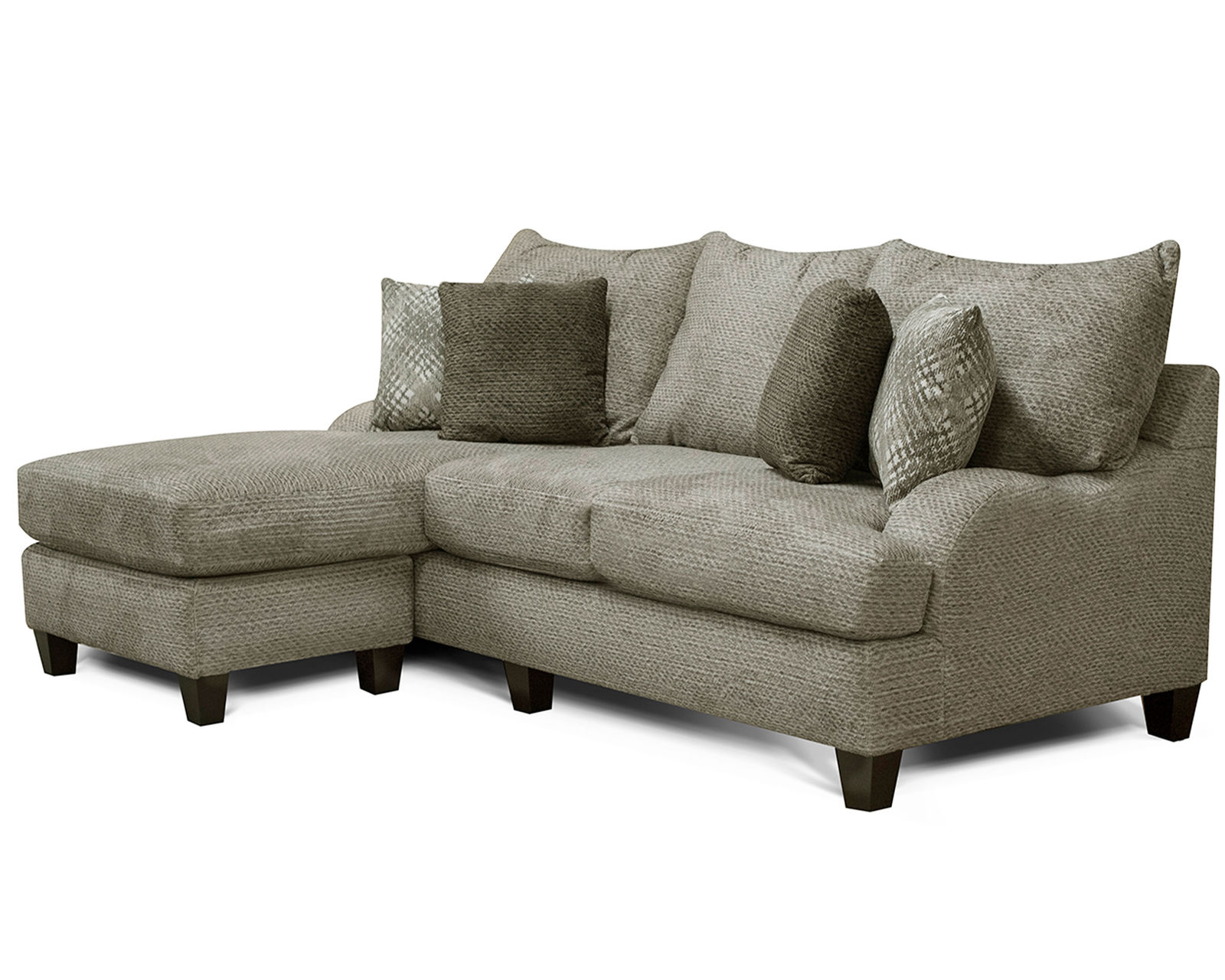 Catalina Sofa Chaise  (+100 Standard and Performance Fabrics) - Chaise can be placed on the left or right side