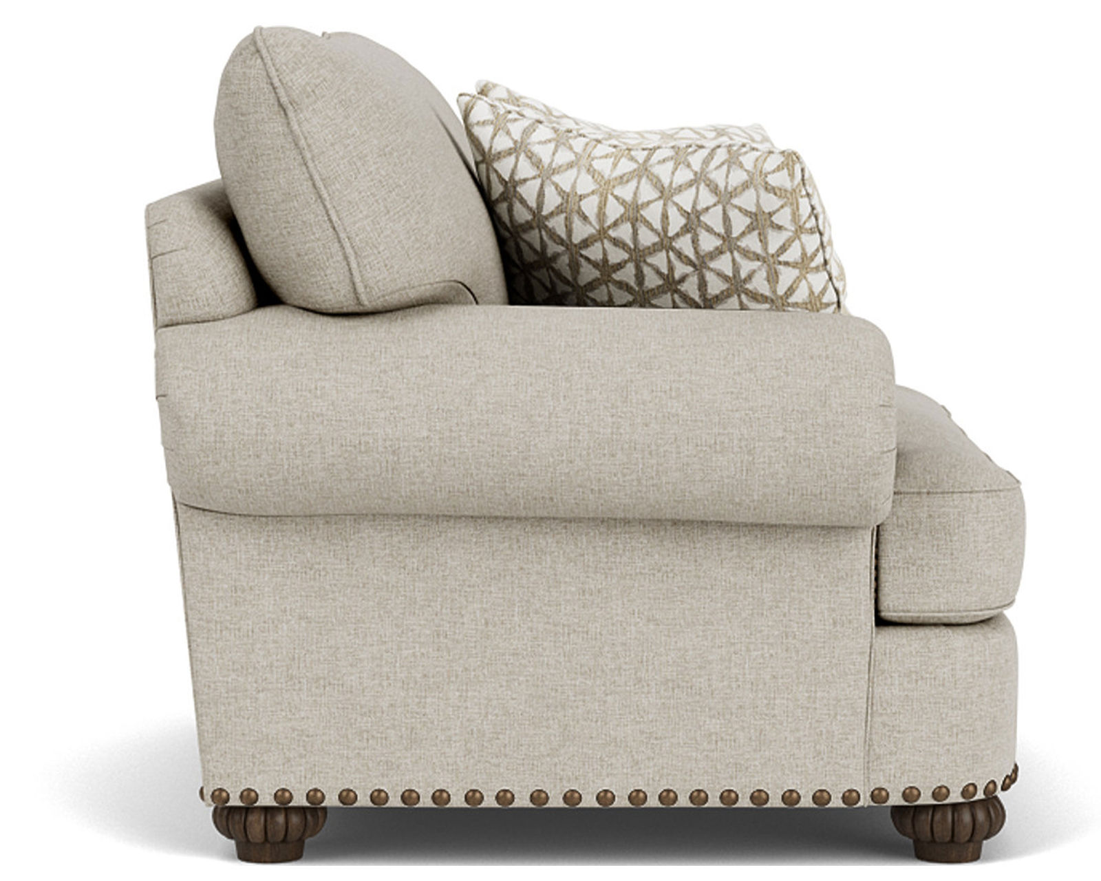 Patterson 7322 Nailhead Sofa (+100 fabrics) 96" - Patterson Nailhead Sofa