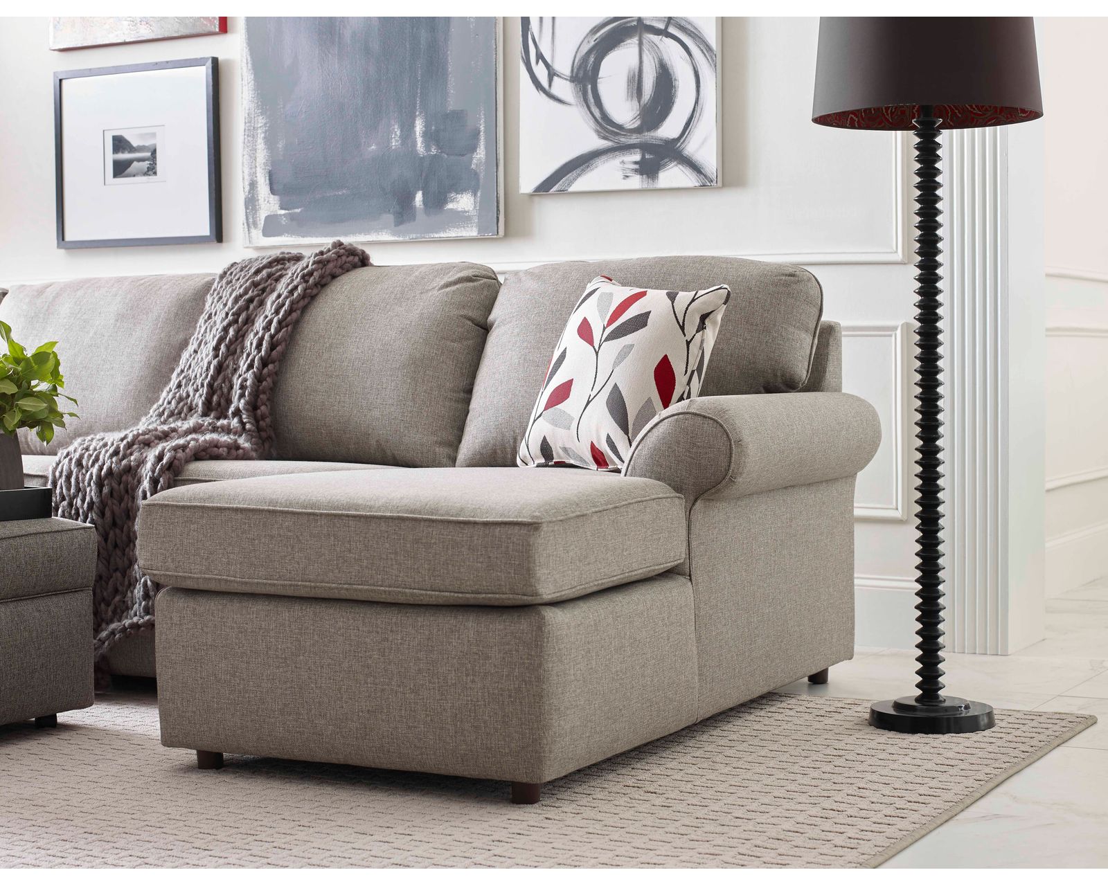 Malibu Stationary Sectional (100 Standard and Performance Fabrics)