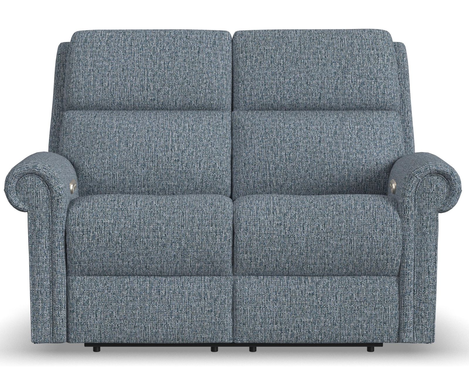 Bernard Triple Power Zero Gravity Reclining Sofa with Dropdown Table (+100 fabrics) - Bernard Triple Power Reclining Loveseat