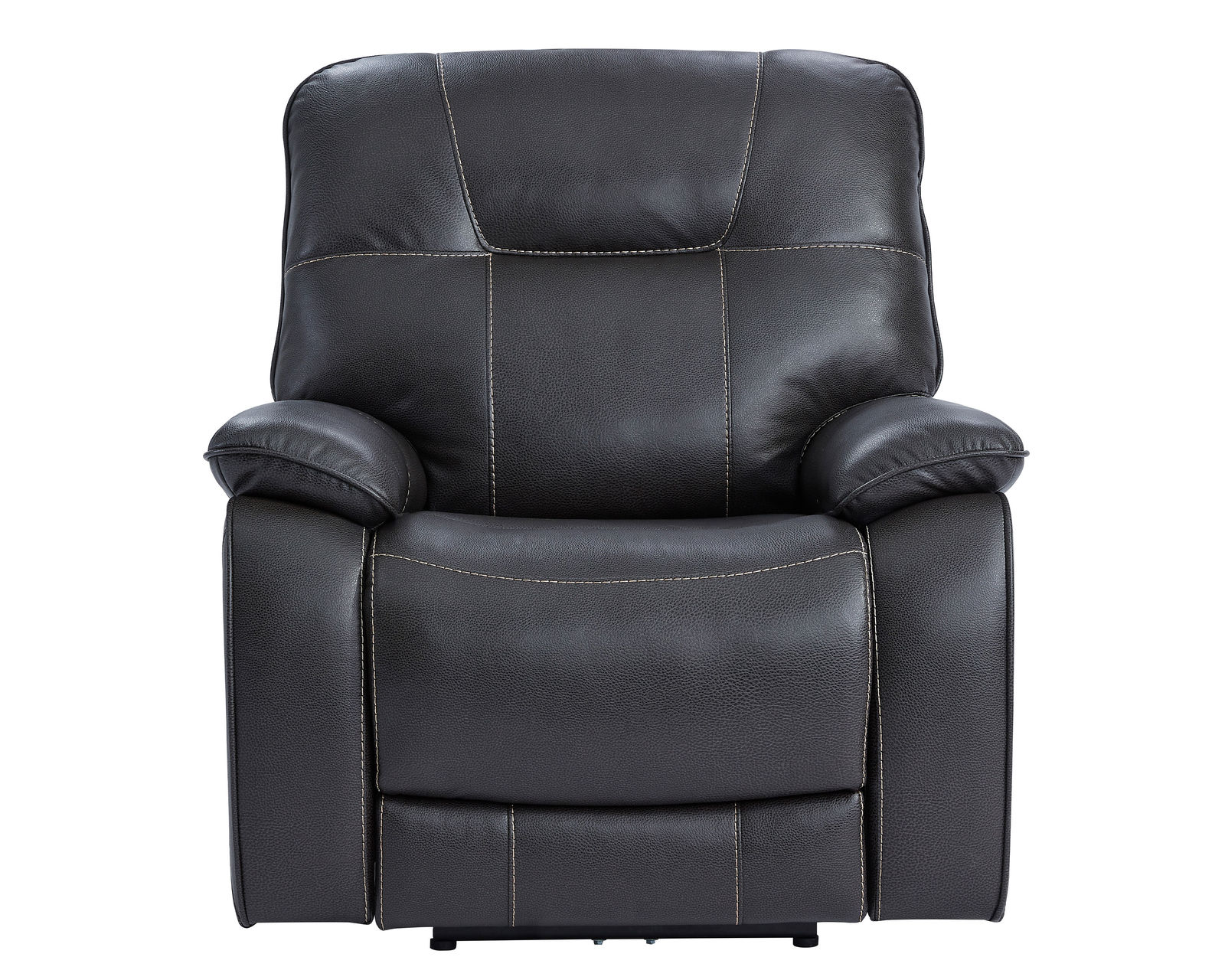 Axel Power Headrest Power Reclining Sectional in Ozone (In stock) - Axel Power Headrest Power Recliner in Ozone (Leather like fabric)