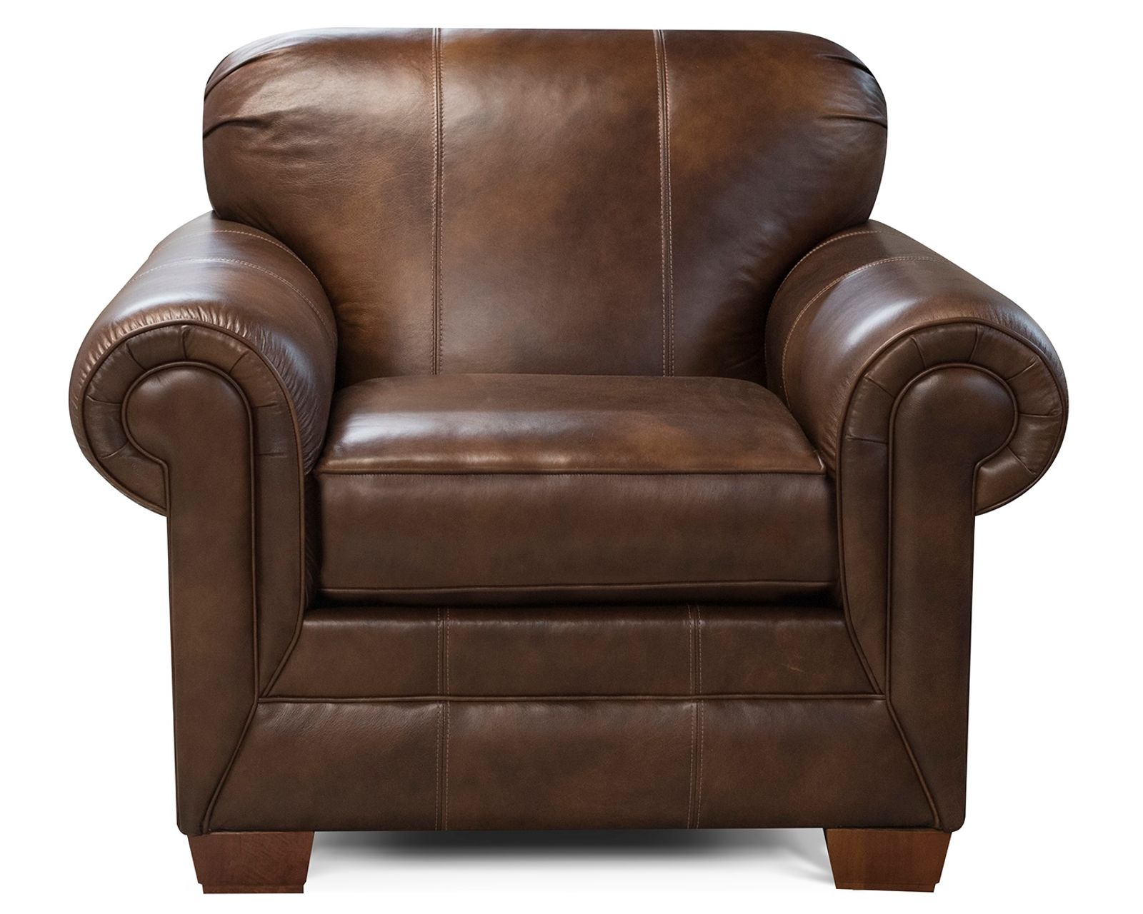 Monroe 87" Leather Sofa  (+29 Top-Grain Leathers) - Monroe Leather Chair