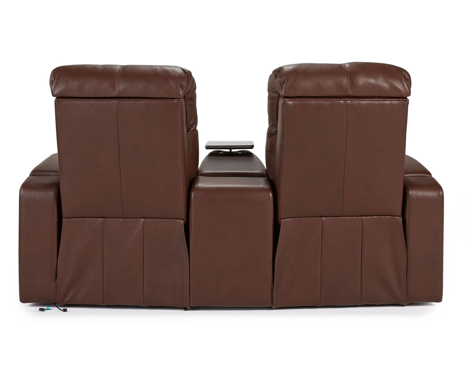 Paragon 41417 Power Reclining Home Theater Sectional (+200 colors) - Layout C: Two Piece Home Theater Sectional Curved 76" Wide shown with optional metal tray
