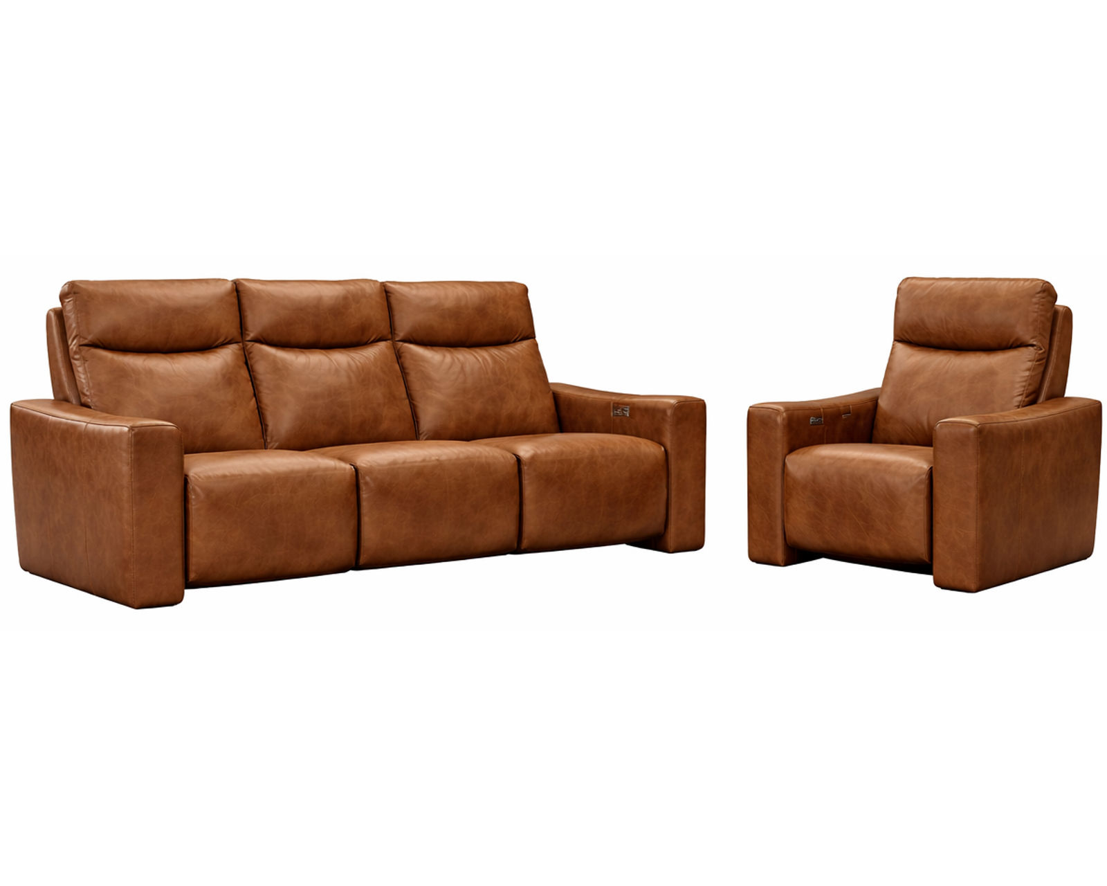 Fabian Dual Power Reclining Sofa — Available in Standard & Wide Cushions, 140+ Leather Options, and 79", 84", or 111" Widths - Crafted to Last. Designed to Impress.