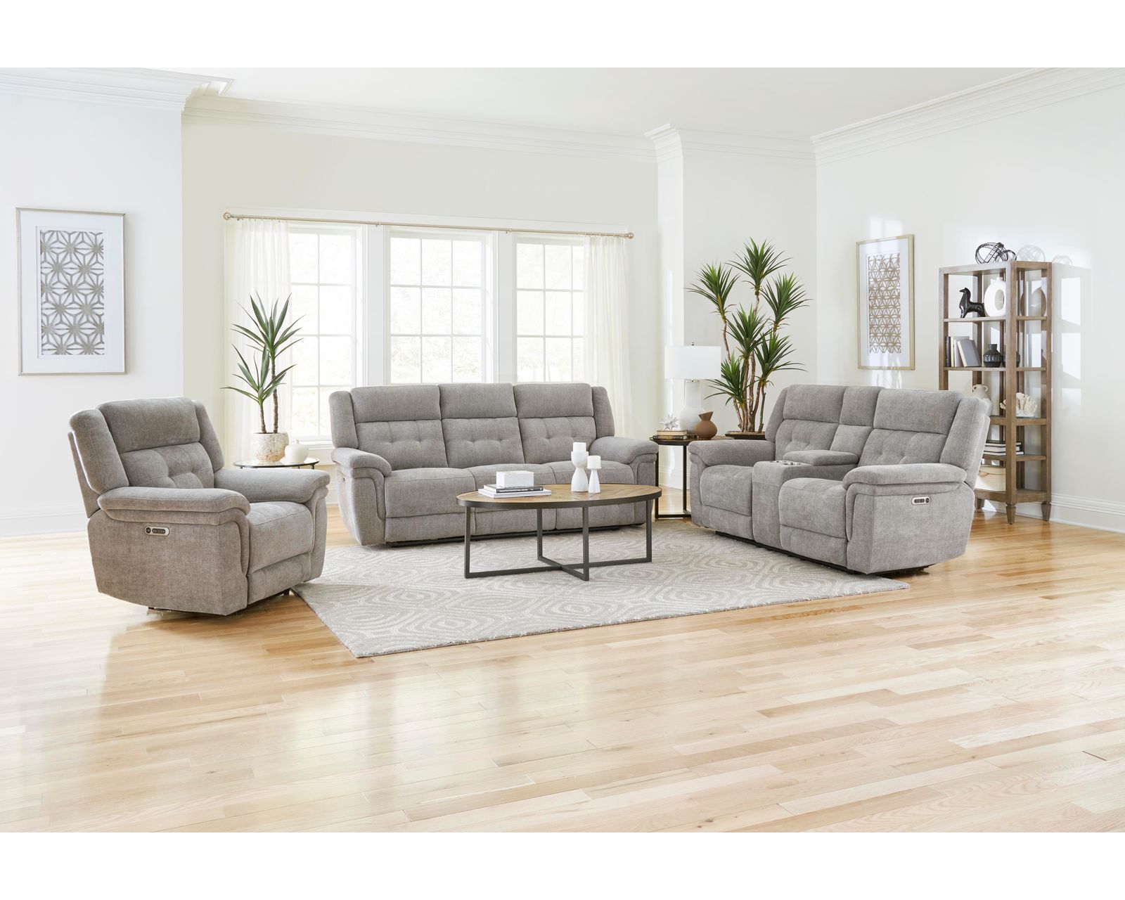 Richland 87" Power Headrest Power Reclining Sofa (In stock - Fast Shipping)
